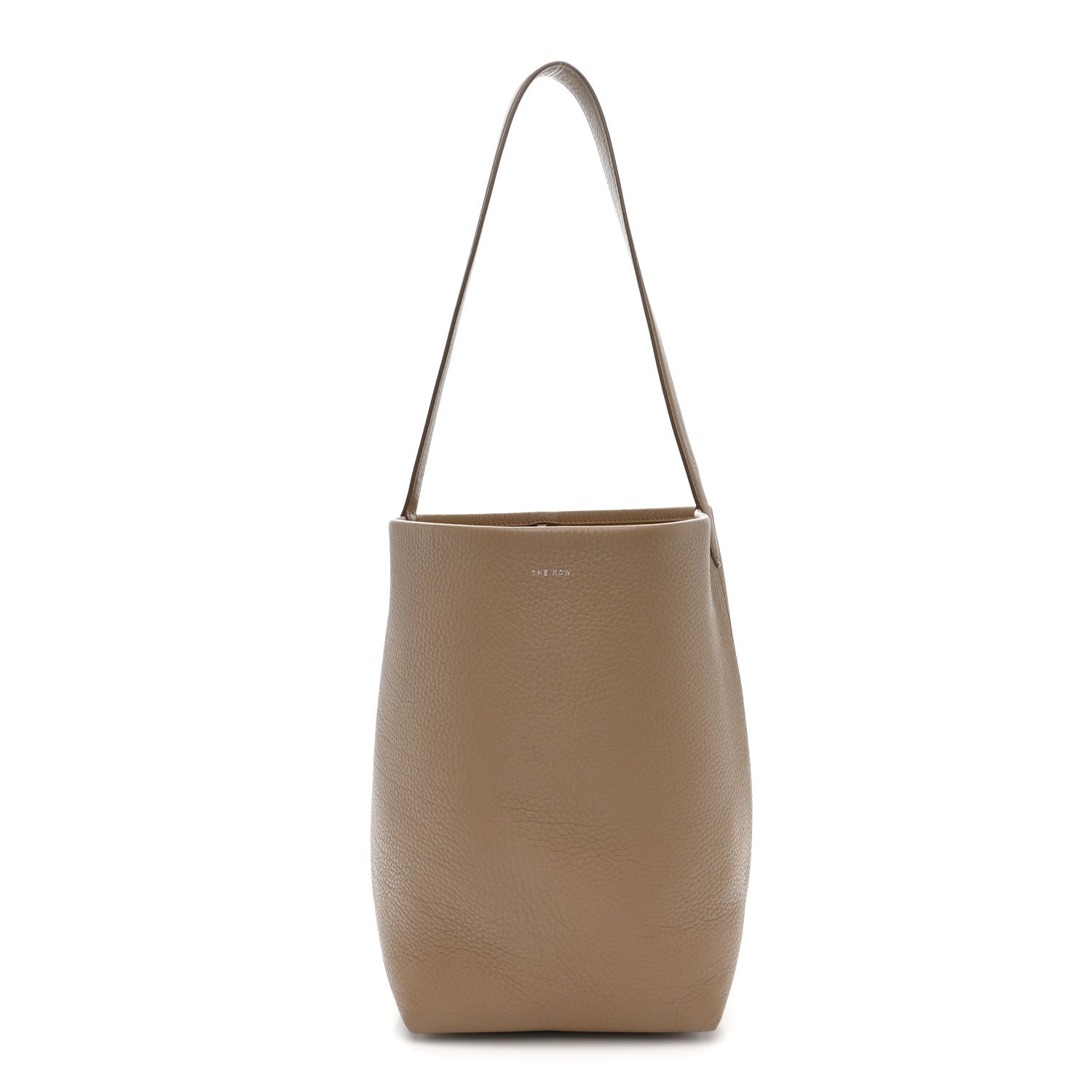 The Row Grained Calfskin Medium N/S Park Tote Dark Taupe 1873117 