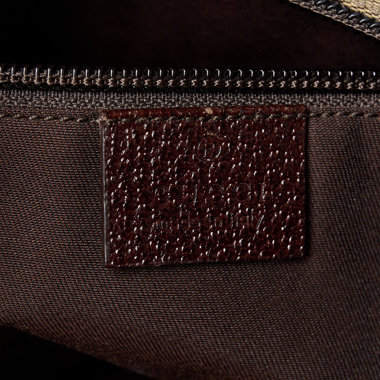 Gucci Monogram Web Small Flat Messenger Crossbody Dark Brown 7 of 12