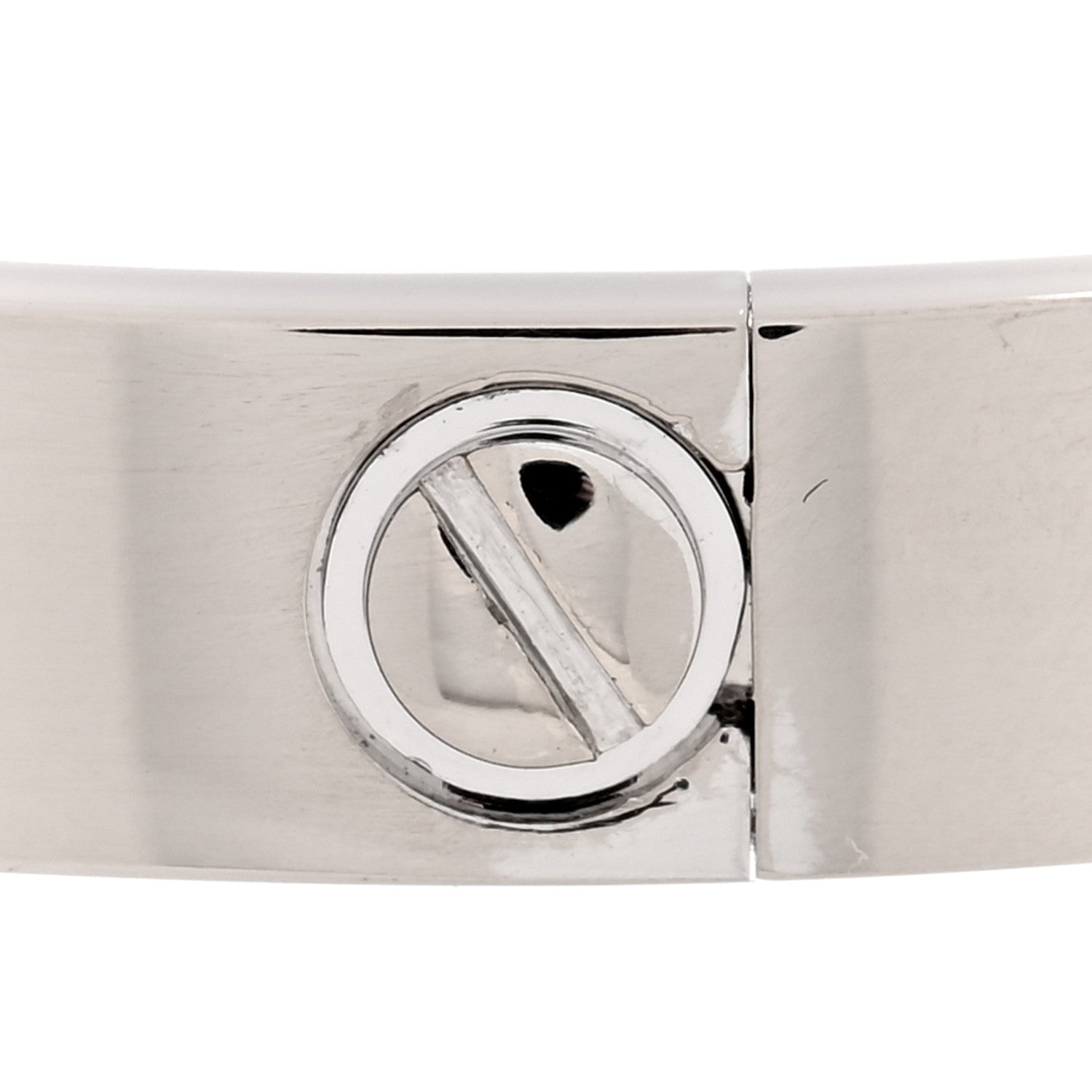Cartier 18K White Gold LOVE Bracelet 17 6 of 7
