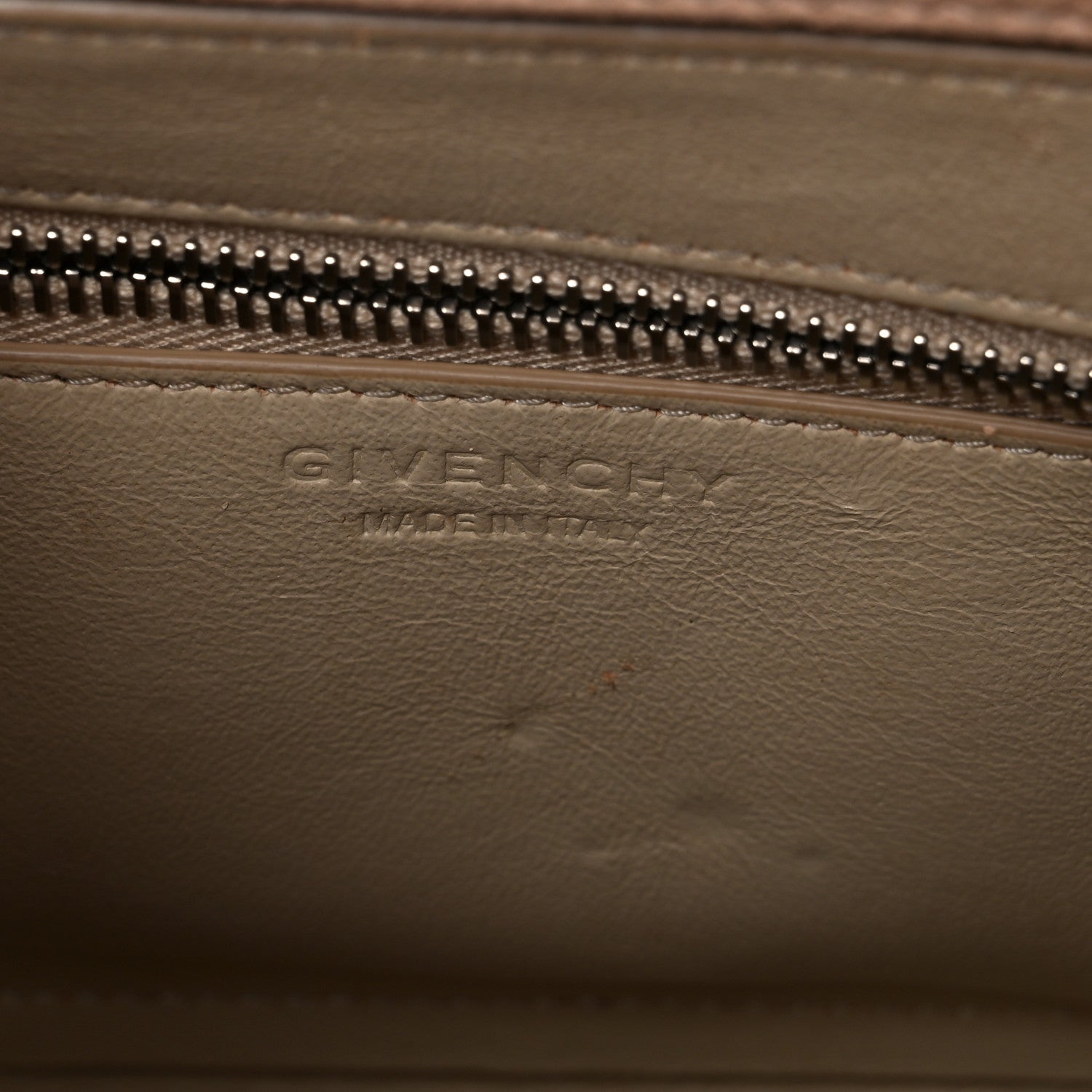 Givenchy Grained Calfskin Small Horizon Satchel Powder 6 of 29