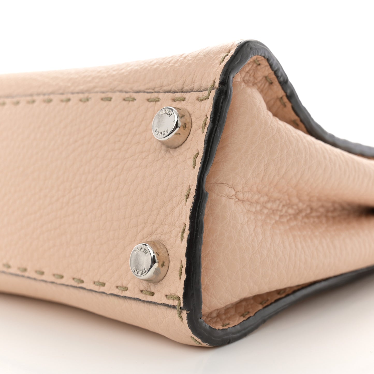 Cuoio Romano Snakeskin Selleria Mini Peekaboo Iconic Satchel Plaster