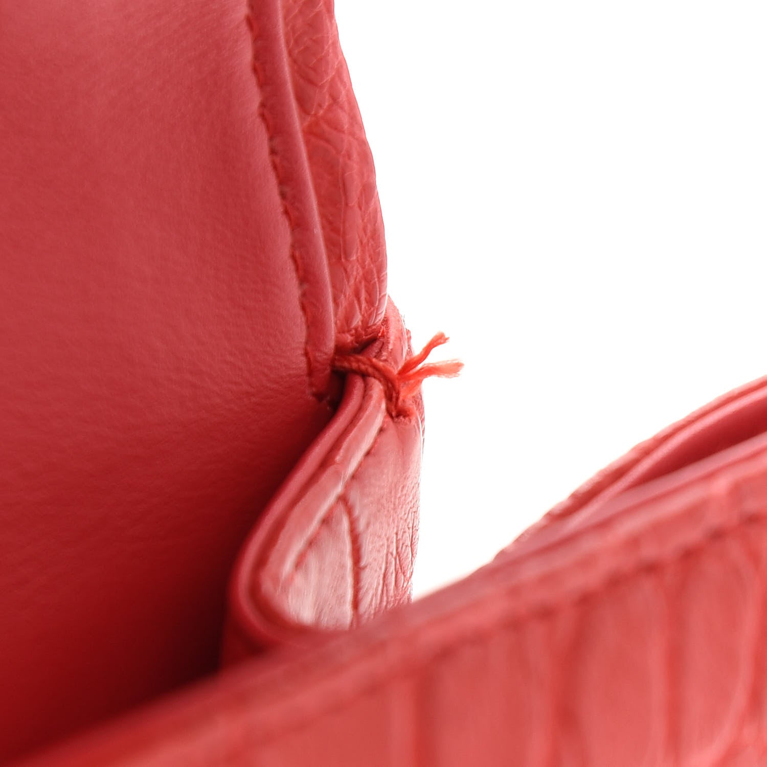 Chanel Alligator Jumbo Double Flap Red 10 of 10