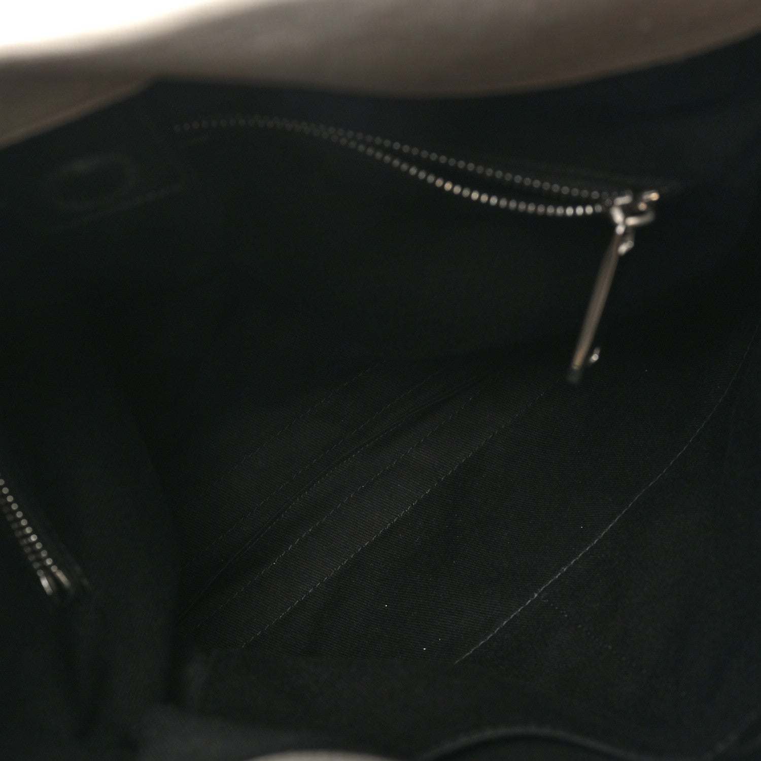 Salvatore Ferragamo Calfskin Cut Out Large Shoulder Bag Black Natural 5 of 11