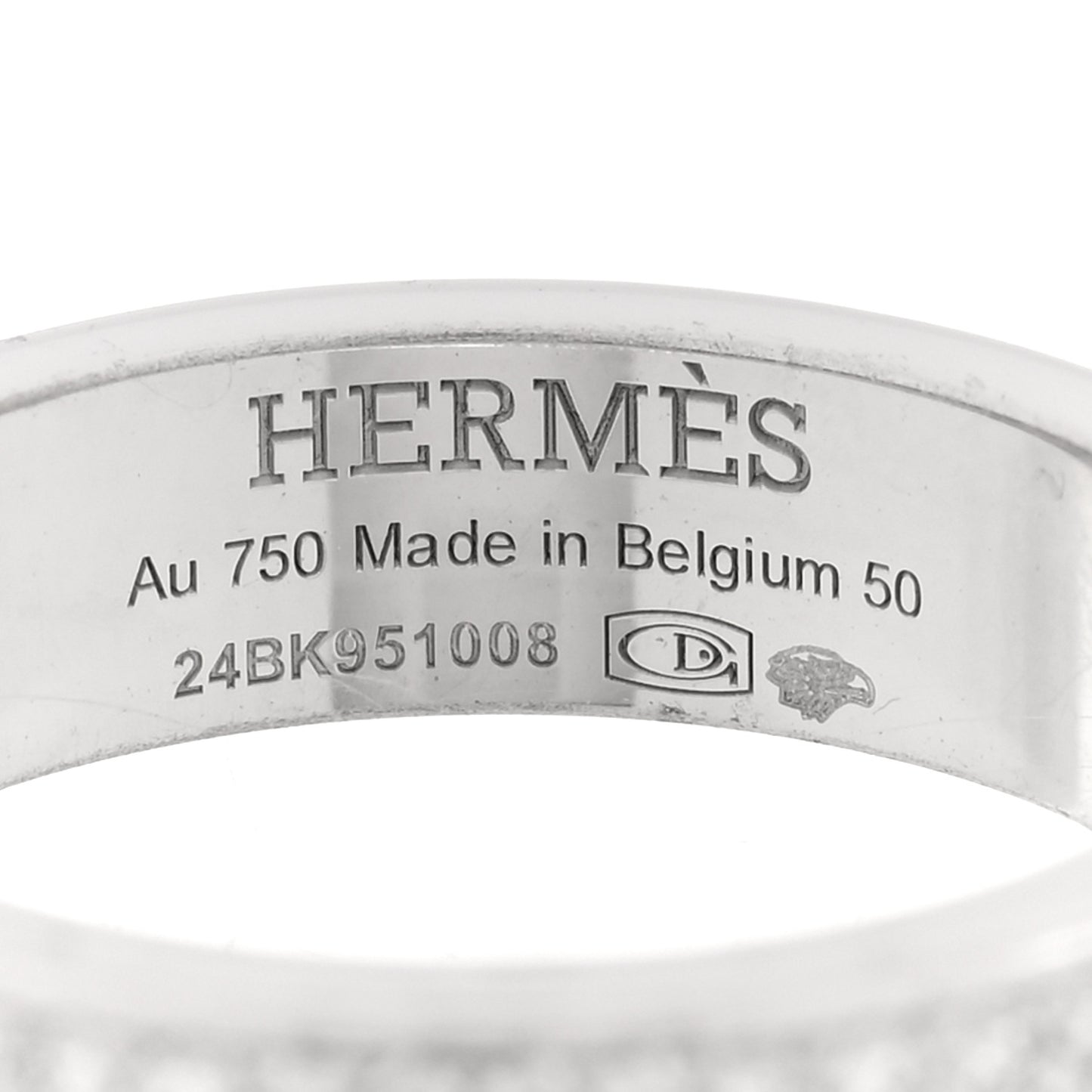 18K White Gold Diamond Kelly Ring 50 5.5