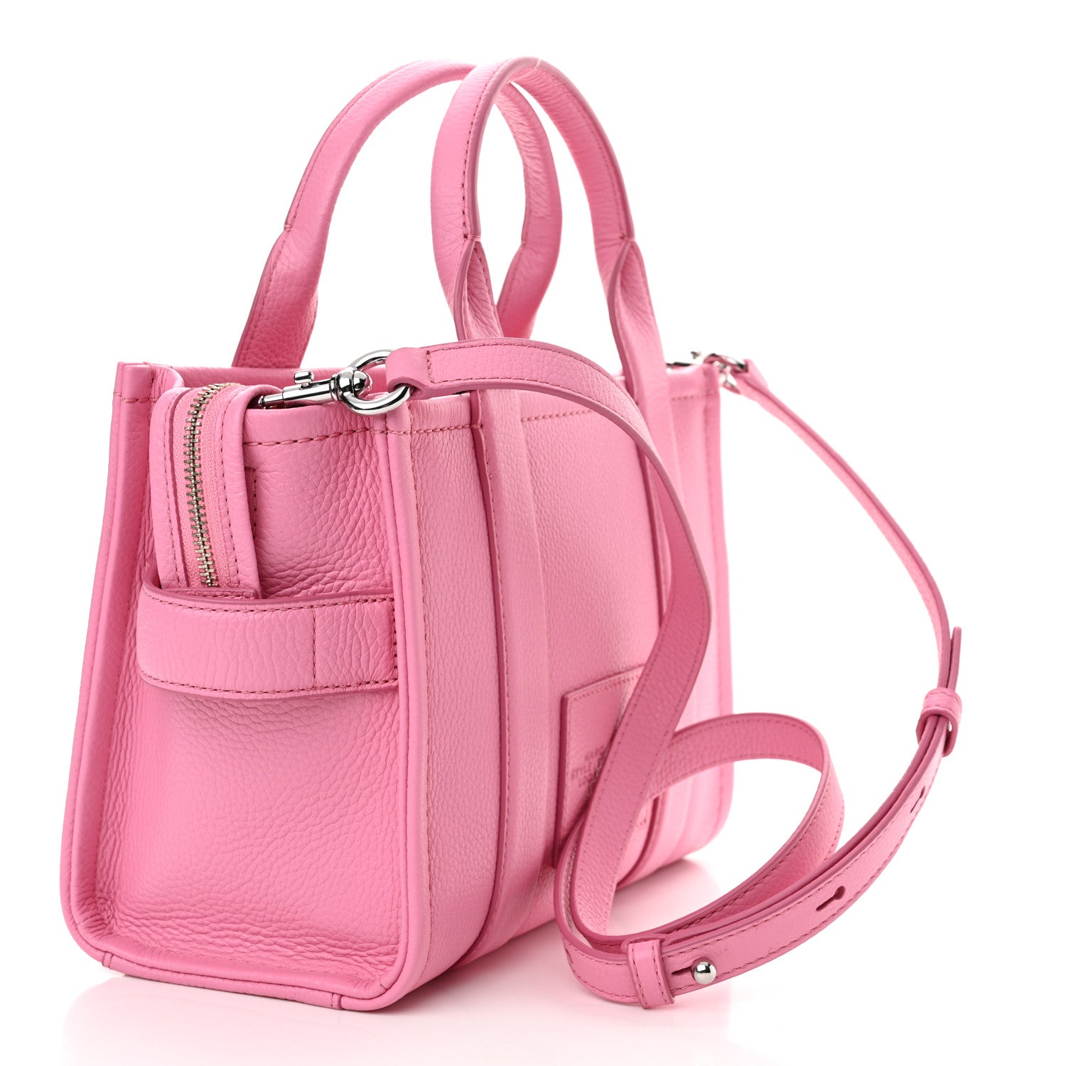 Marc Jacobs Grained Calfskin Small The Tote Bag Candy Pink 3 of 11