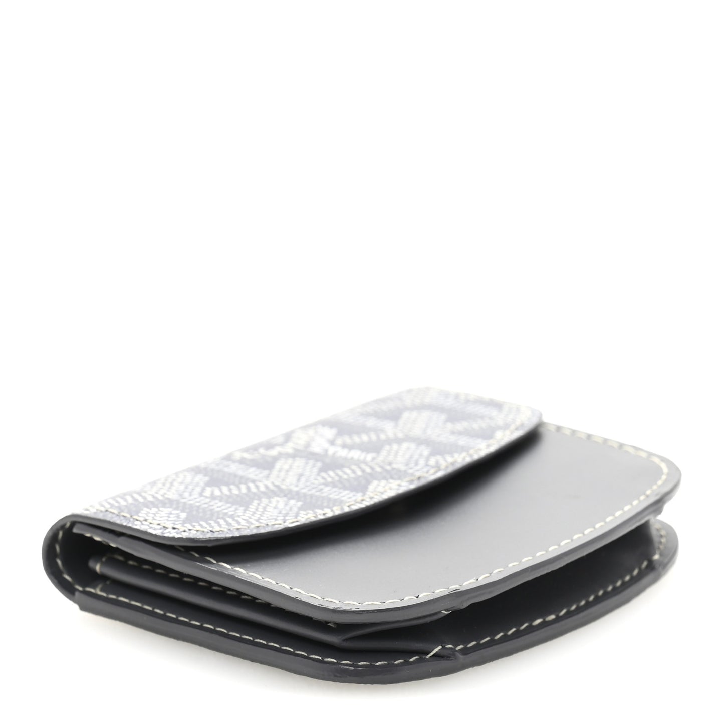 Goyardine Coin Pouch Grey