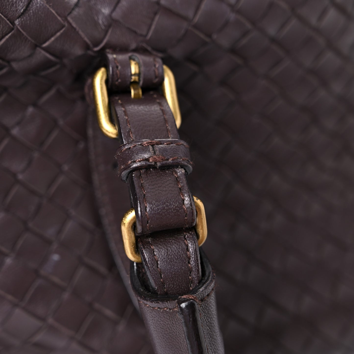 Nappa Intrecciato Montaigne Bag Ebano