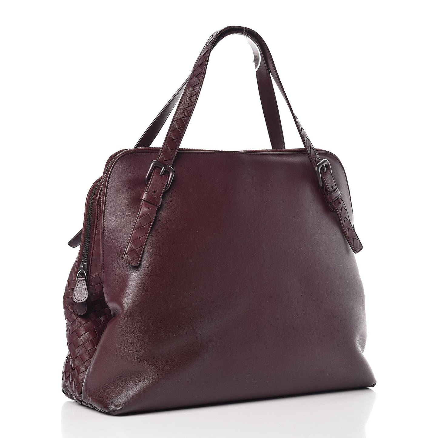 Nappa Intrecciato Double Compartment Tote
