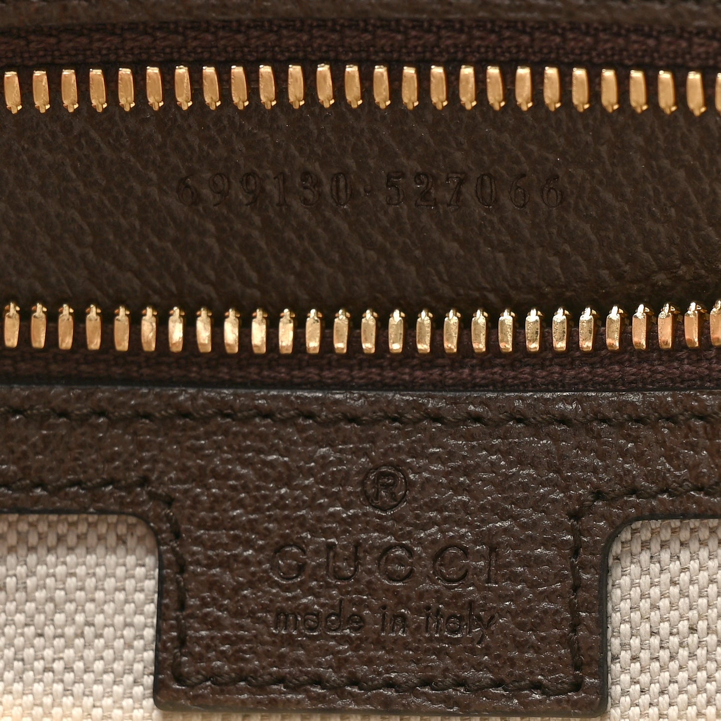 Monogram Jumbo GG Textured Dollar Calfskin Web Wristlet Messenger Bag Camel Ebony New Acero