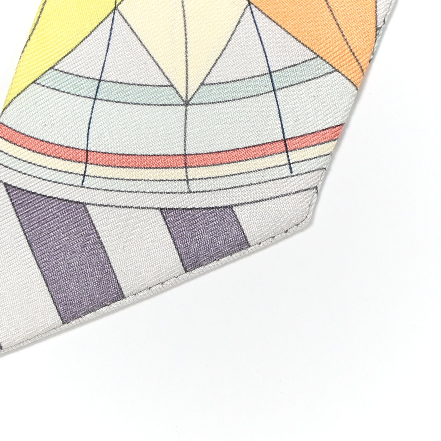 Hermes Silk Rose De Compass Twilly 5 of 5