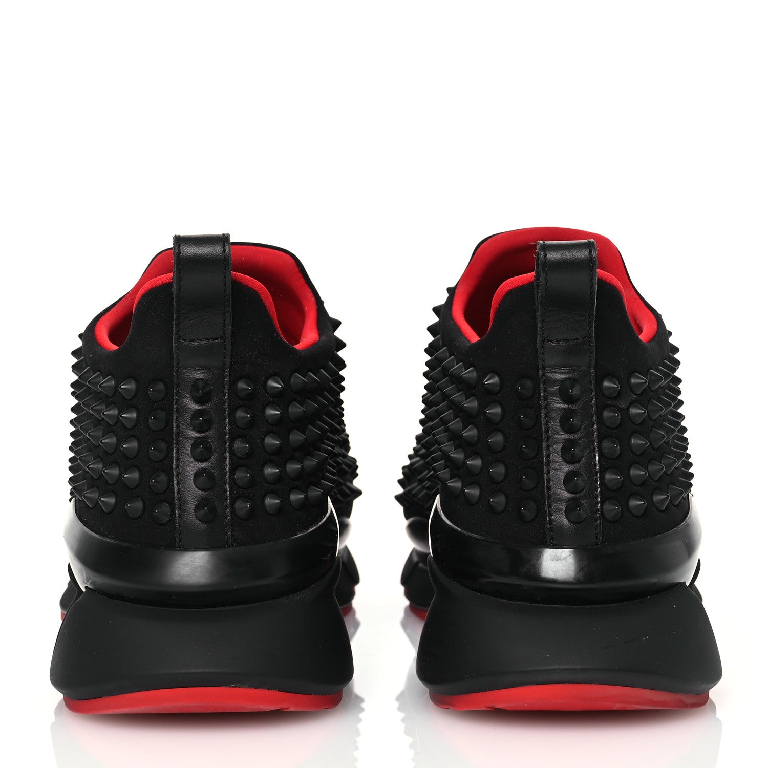 Christian Louboutin Neoprene Spike Sock Donna Flat Sneakers 39.5 Black 5 of 12