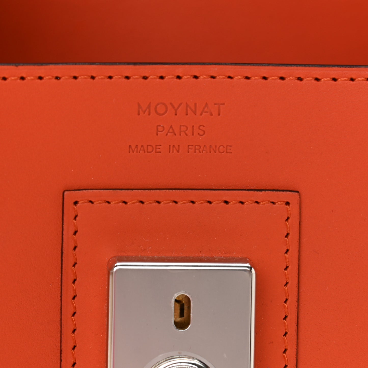 Box Calfskin Cabotine Orange