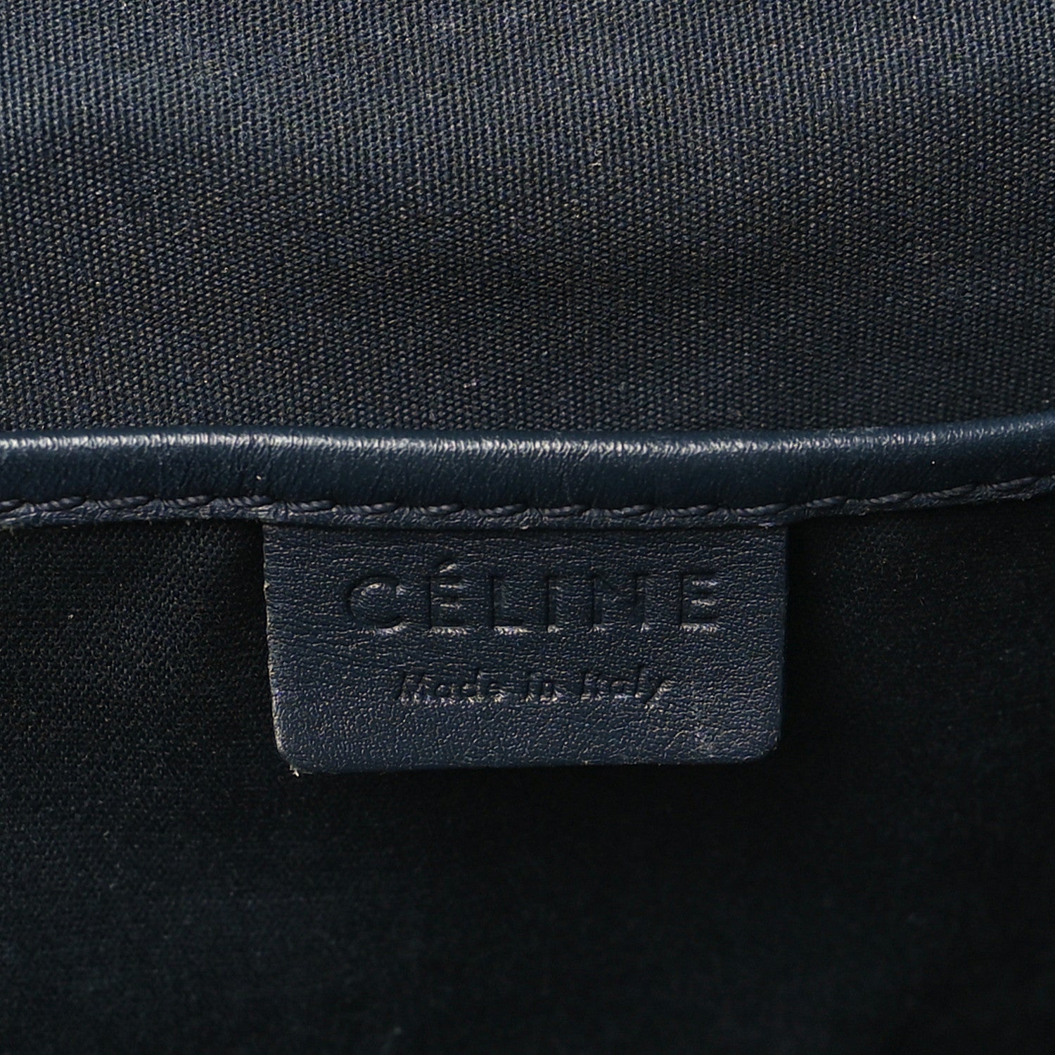 Celine Smooth Calfskin Nano Luggage Ink 6 of 8