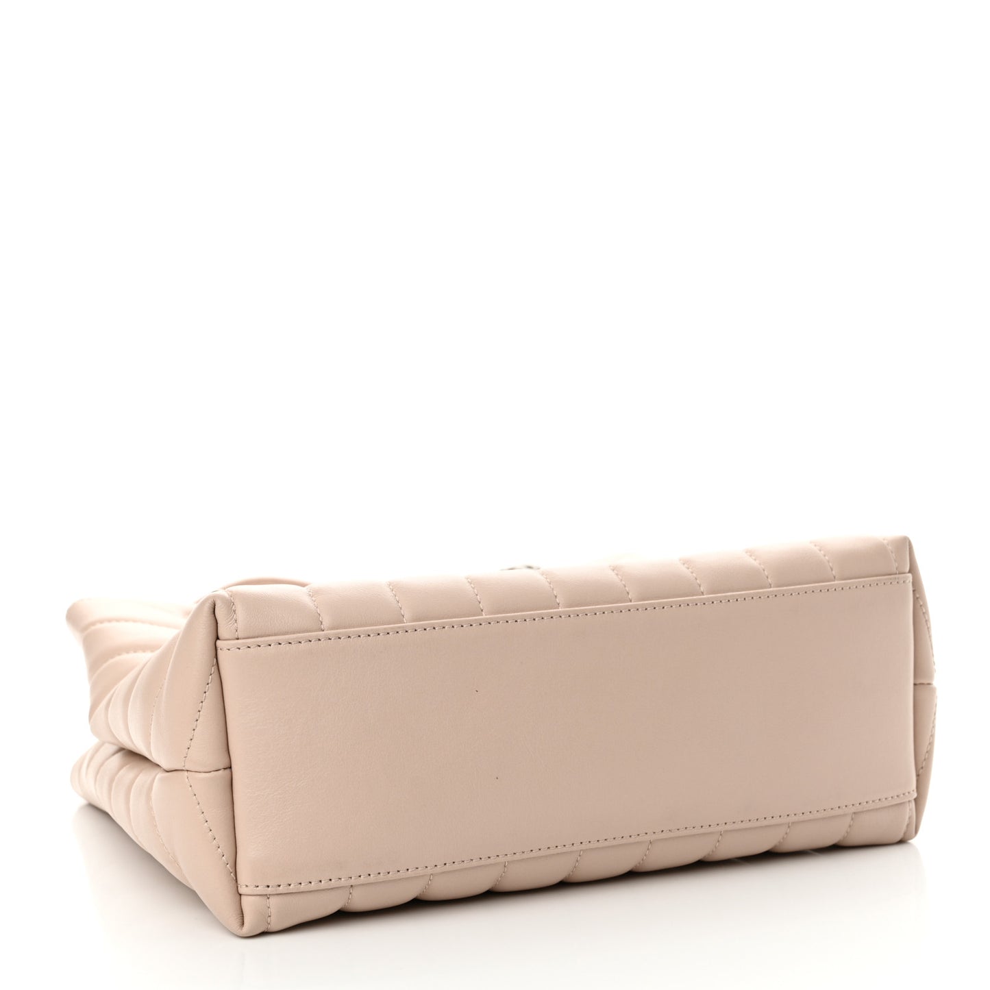 Calfskin Y Quilted Monogram Small Loulou Shopper Marble Pink
