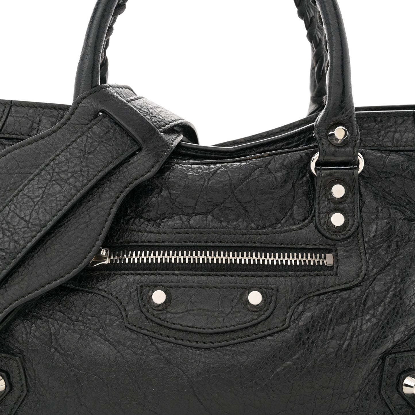 Agneau Classic Silver Hardware S City Black