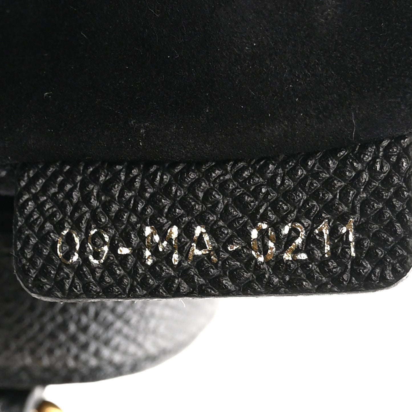 Grained Calfskin Mini Saddle Bag Black