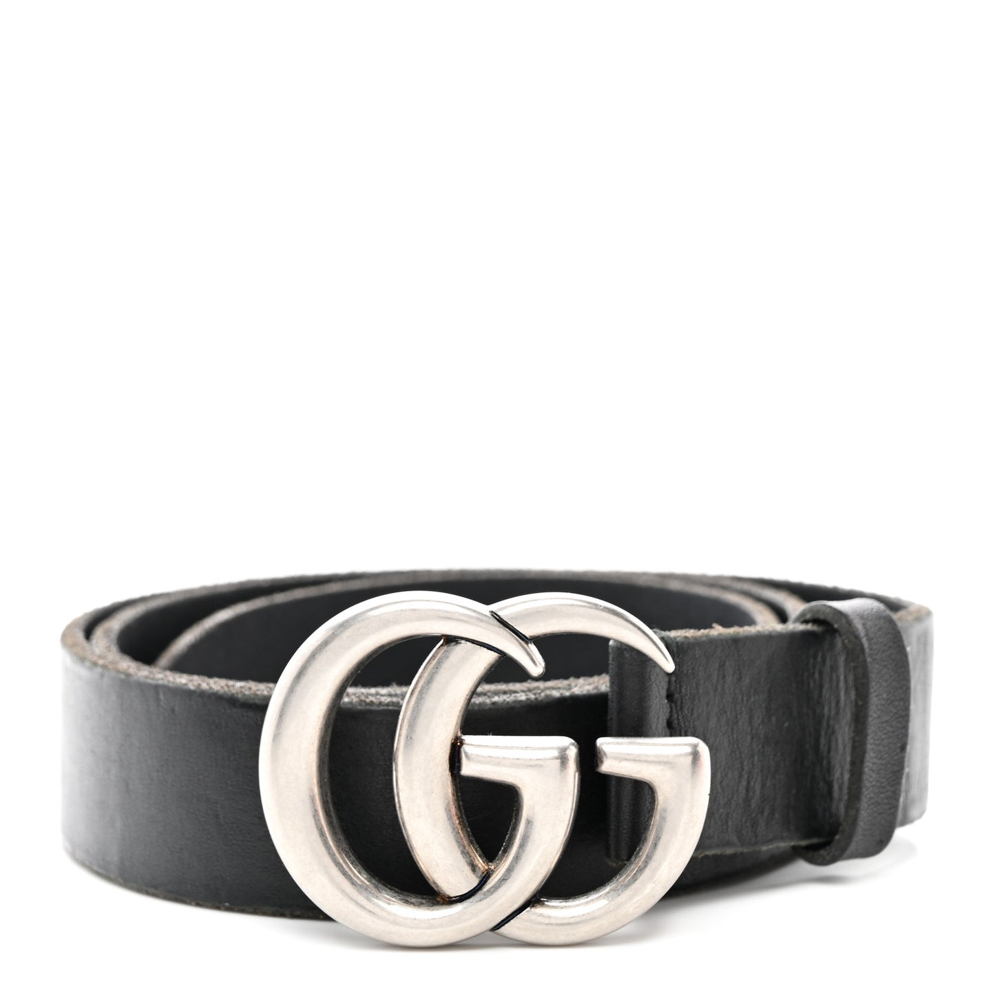 Faded Calfskin Double G 30mm Belt 80 32 Black