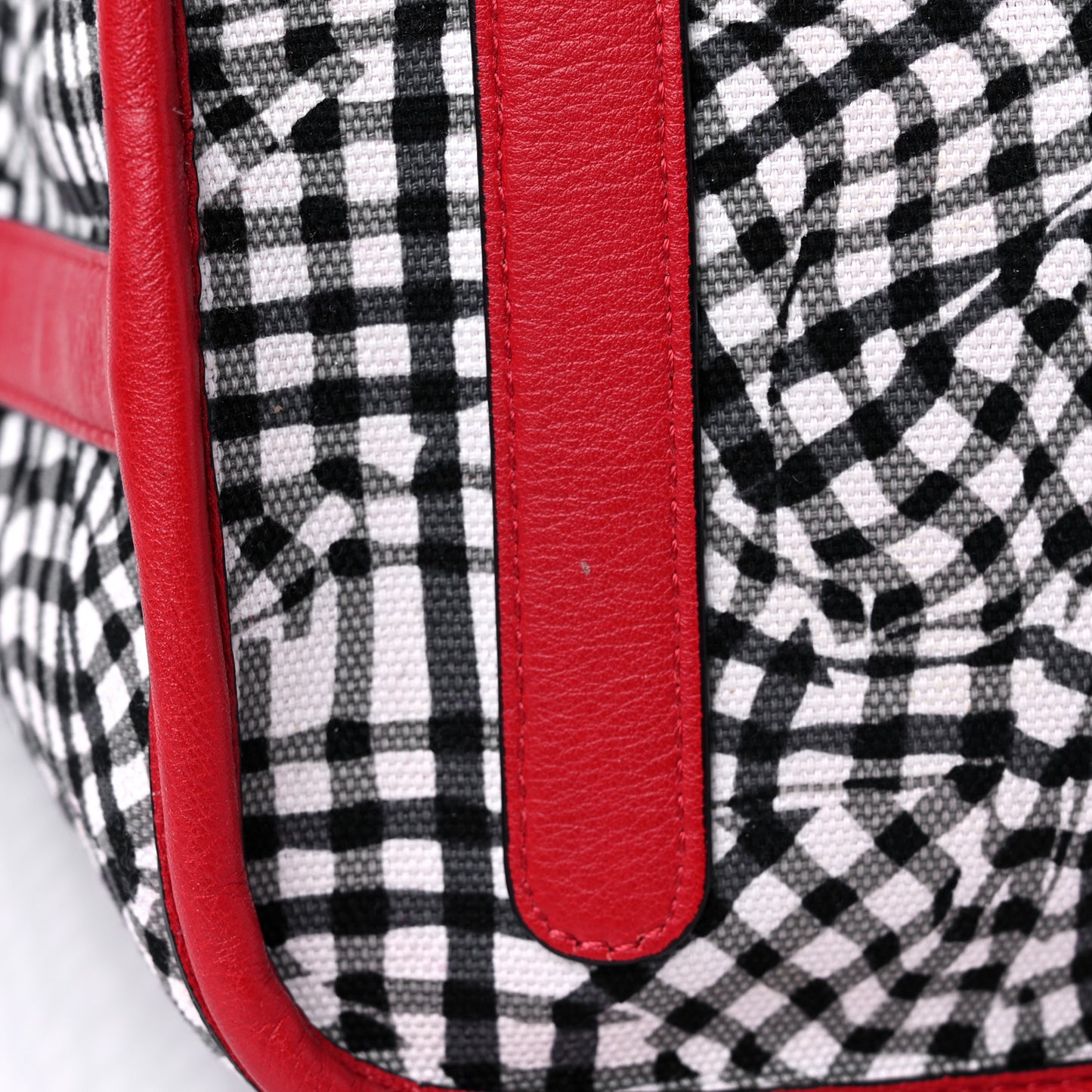 Visetos Medium Liz Reversible Shopper Tote Ruby Red