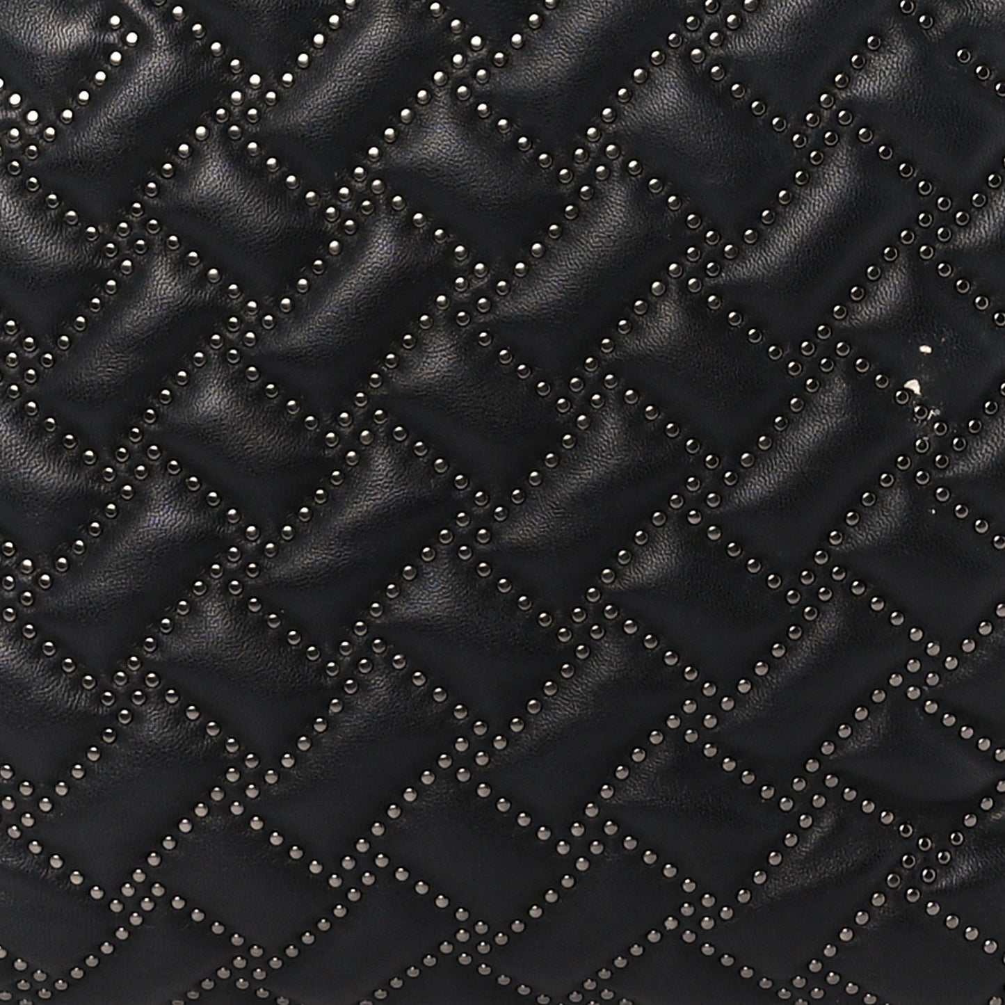 Nappa Intrecciato Pied-De-Poule Microstuds Tote Black