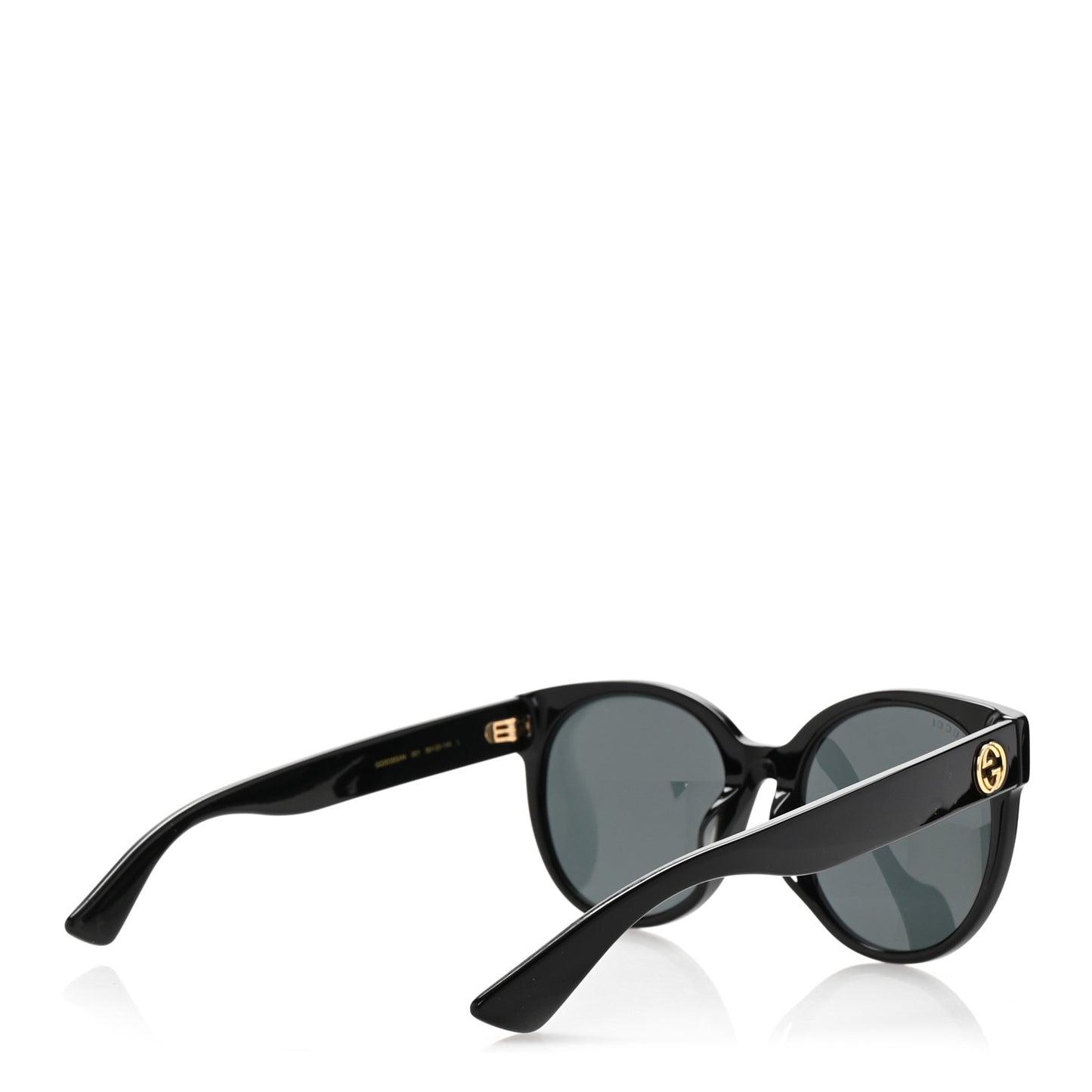 Acetate Round Sunglasses GG0035S Black