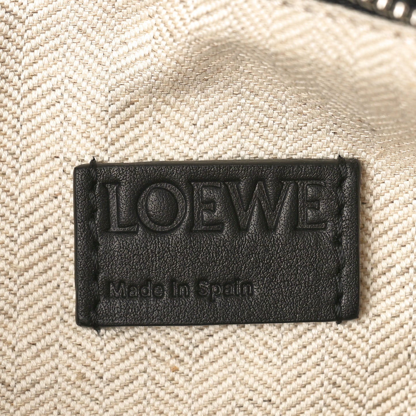 Calfskin Small Puzzle Bag Black
