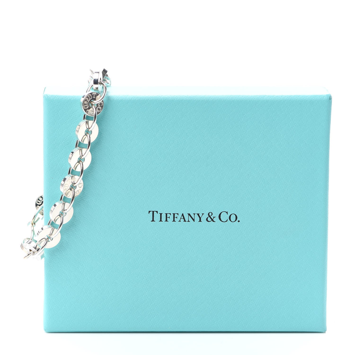 Tiffany Sterling Silver 1837 Circle Bracelet 6 of 6