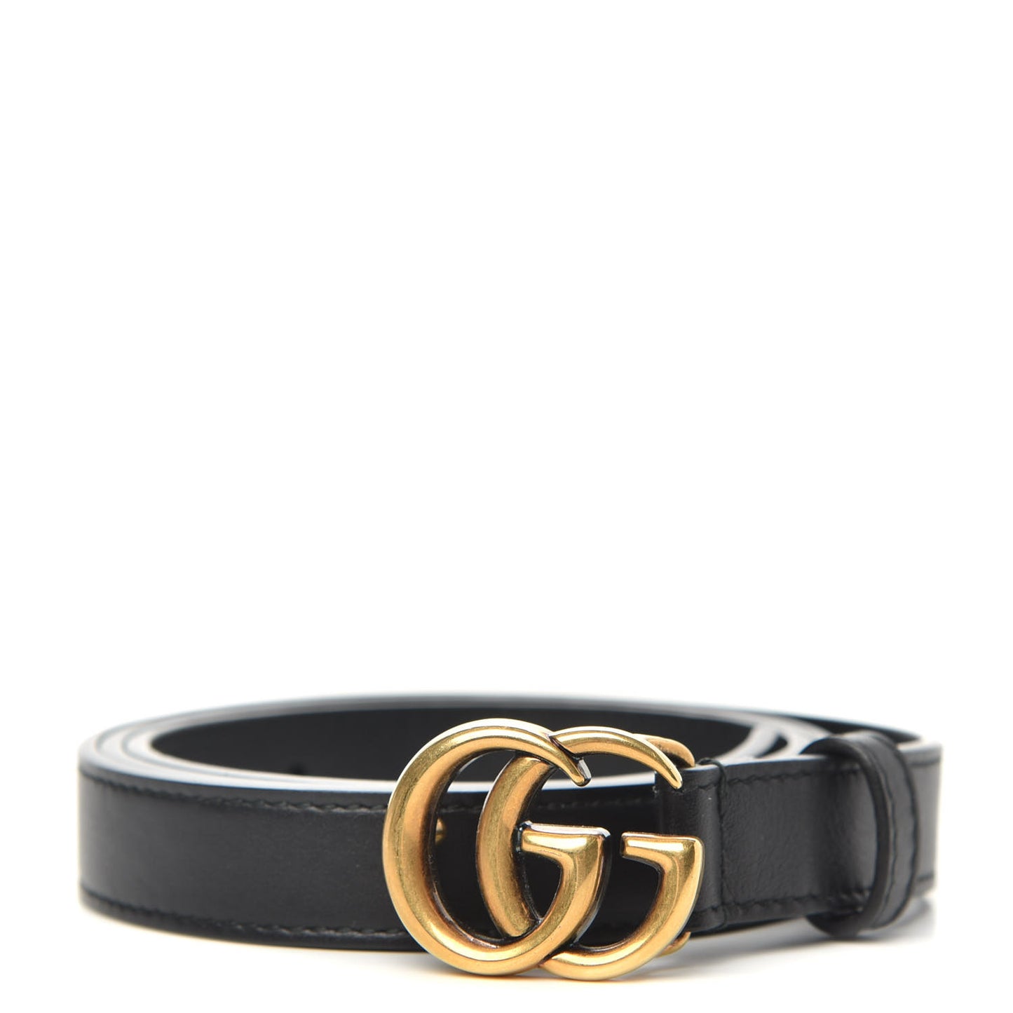 Calfskin Double G 20mm Belt 90 36 Black