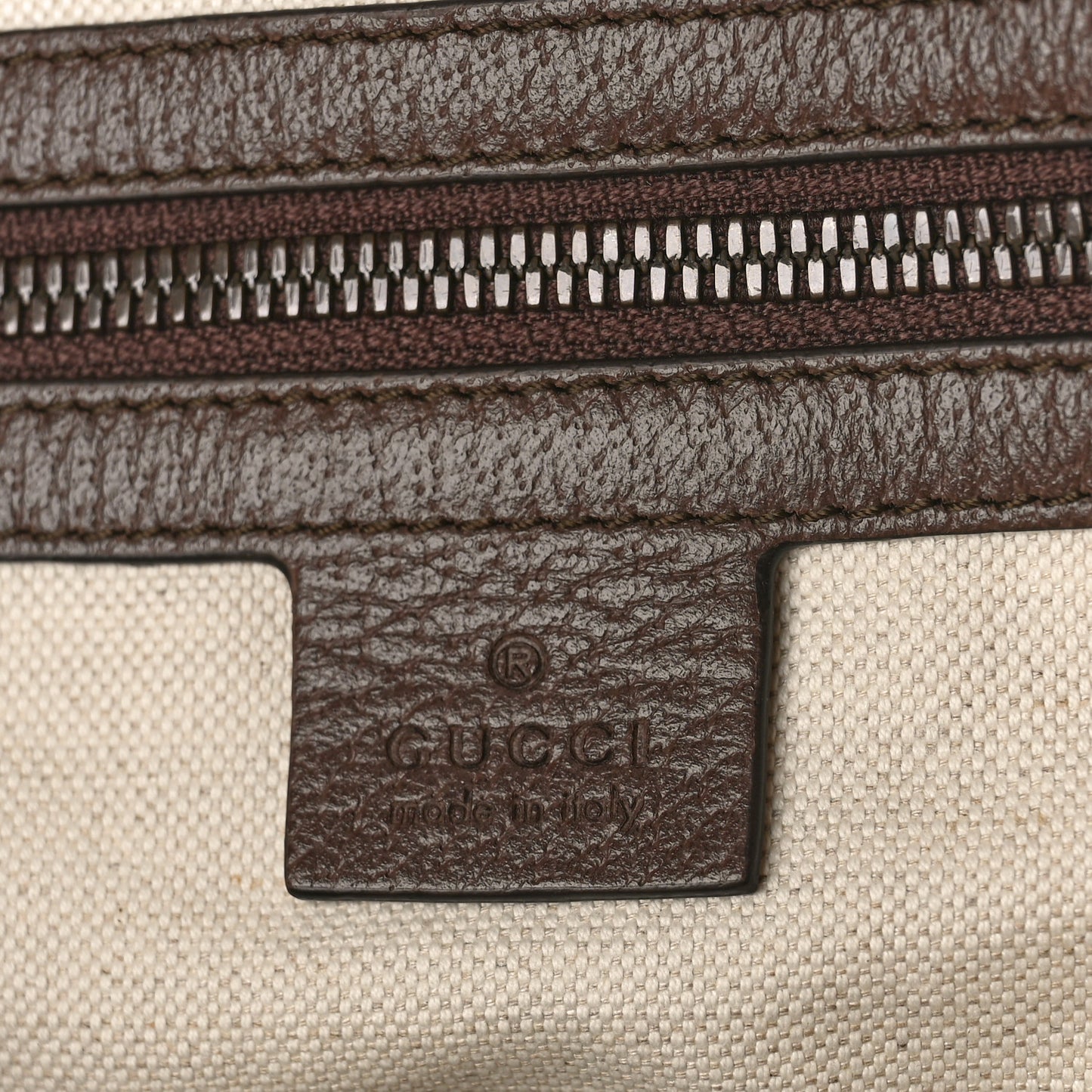 GG Supreme Monogram Calfskin Web Small Ophidia Day Backpack Beige Ebony New Acero