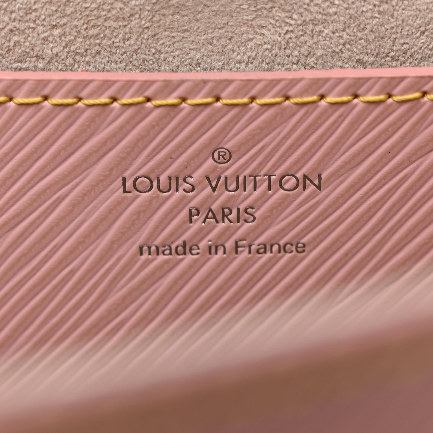 Epi Twist Shoulder Bag MM Rose Ballerine