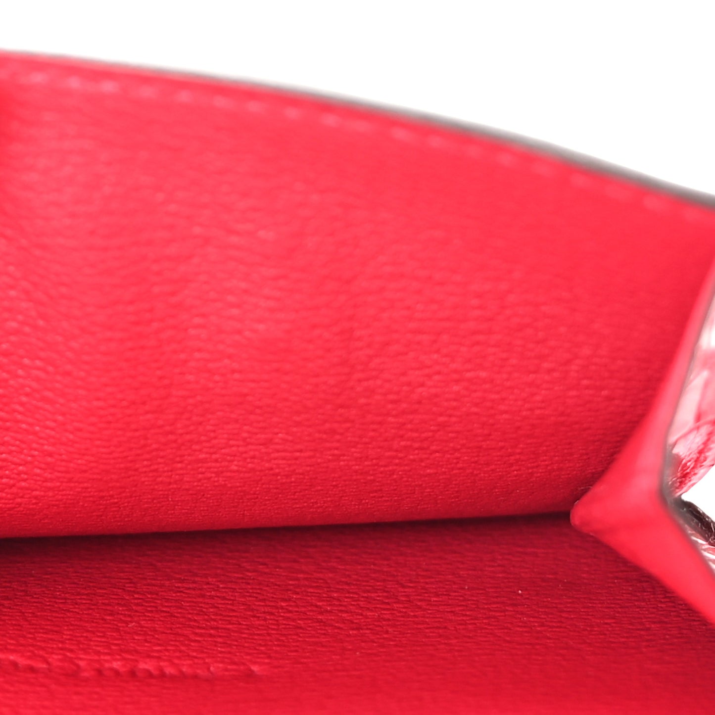 Shiny Alligator Kelly Pocket Compact Wallet Rose Extreme