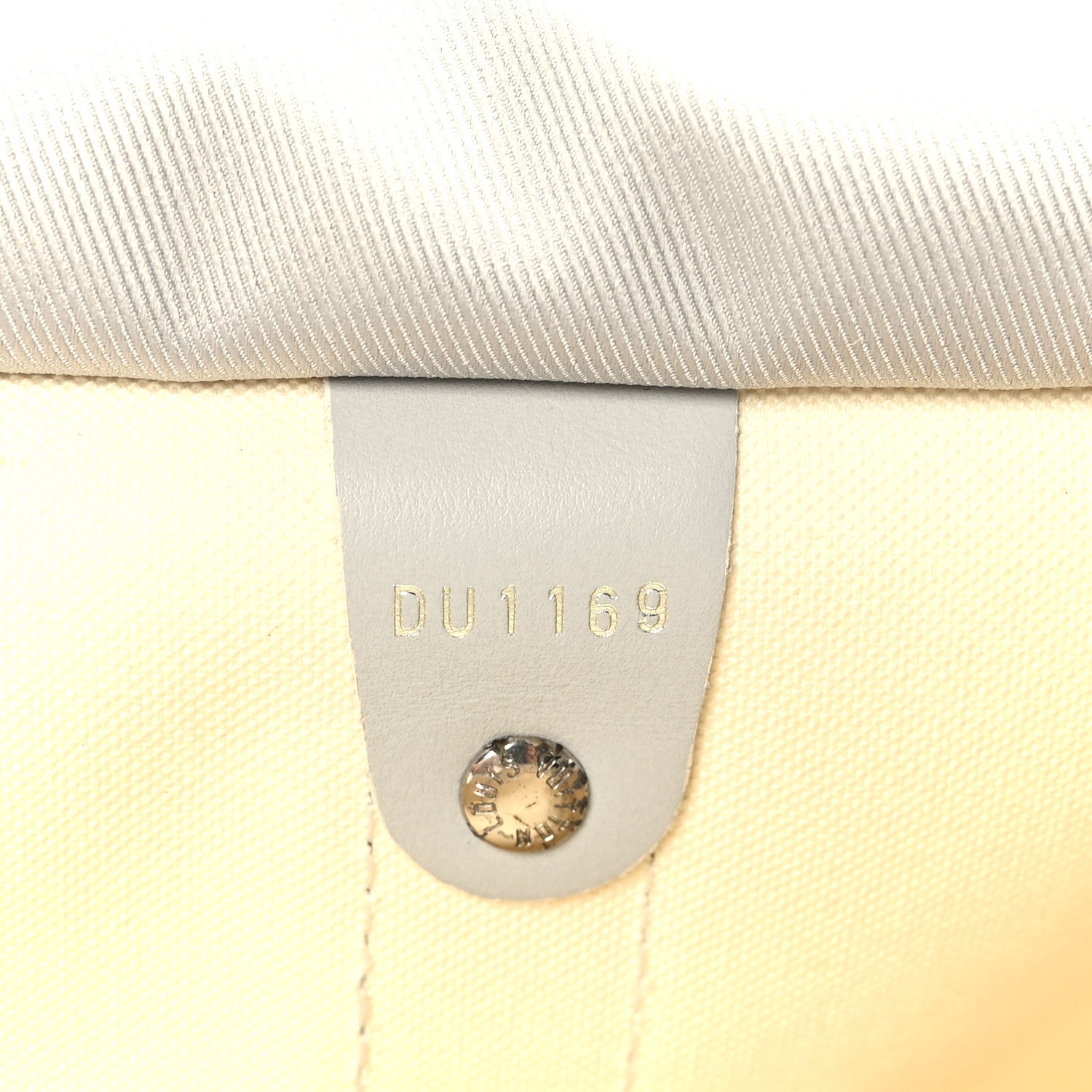 Louis Vuitton Monogram Logo Keepall Bandouliere 50 White 6 of 10