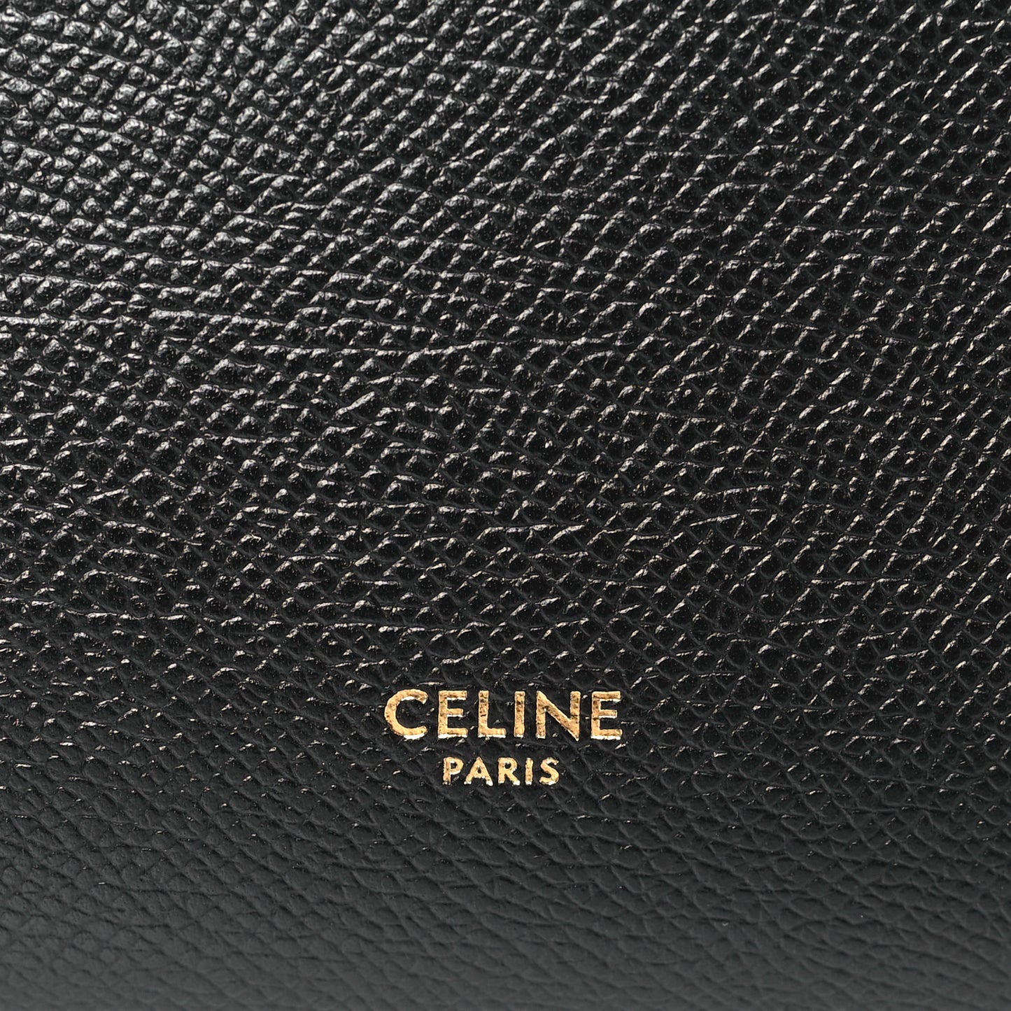 Grained Calfskin Micro Belt Bag Black