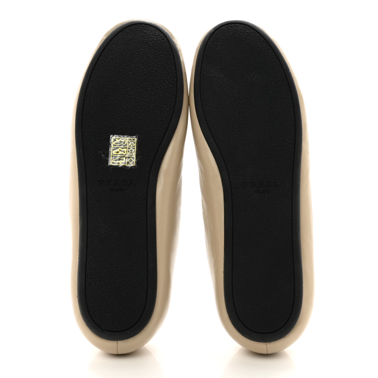 Nappa Soft Padded Triangle Ballet Flats 38 Deserto
