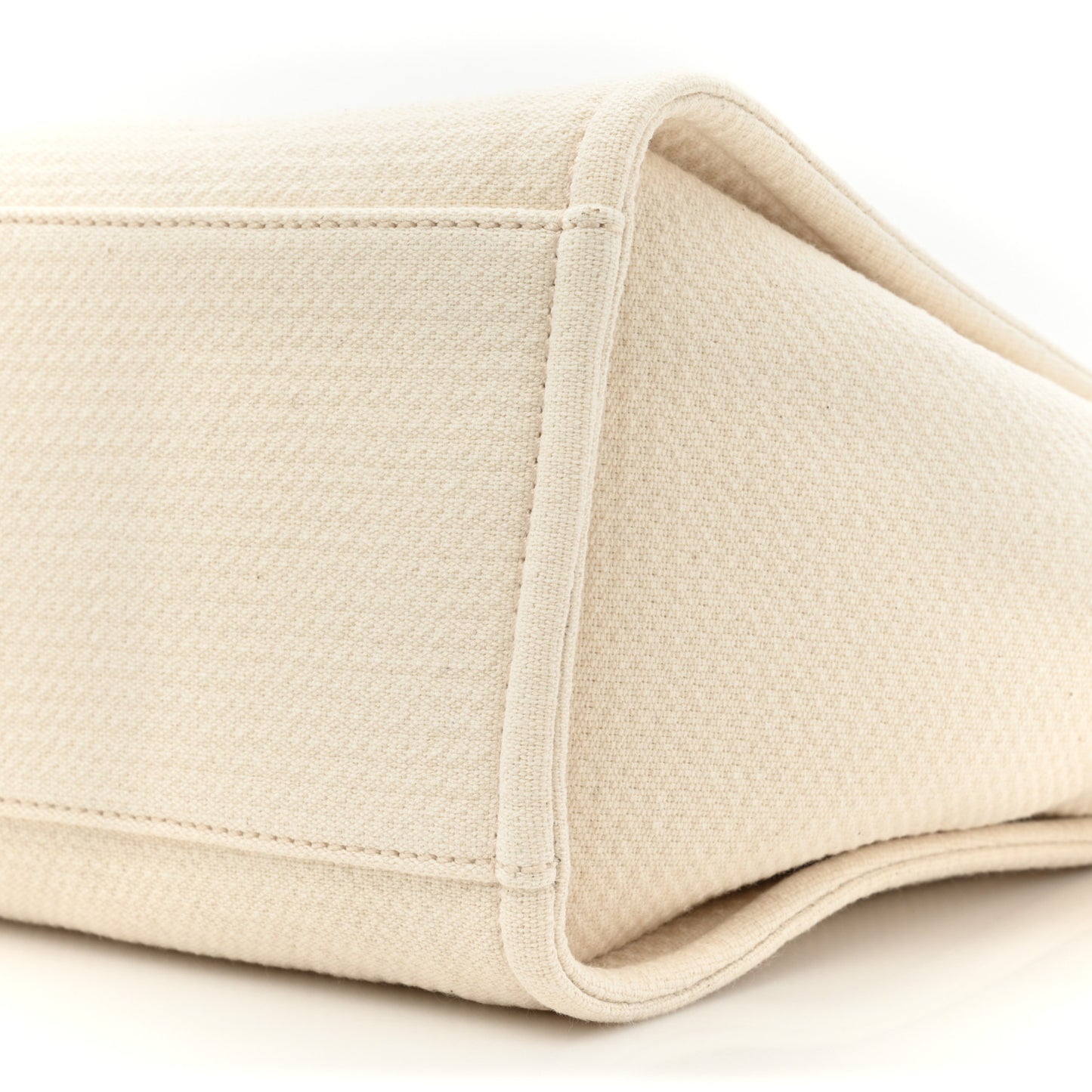 Mixed Fibers Small Deauville Tote White