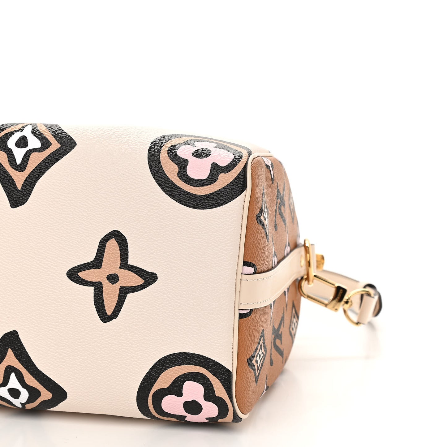 Monogram Giant Wild At Heart Speedy Bandouliere 25 Creme