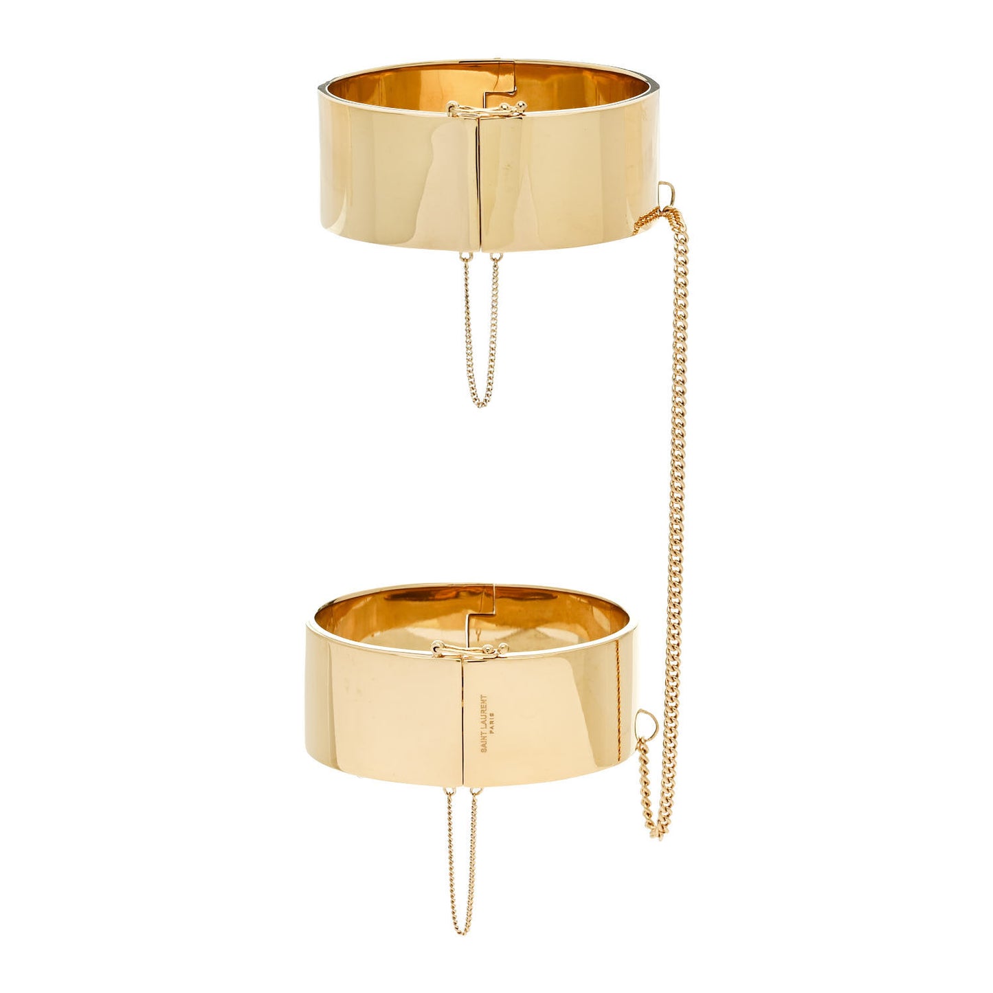 Metal Menotte Fermoir Chaine Bracelet M Gold