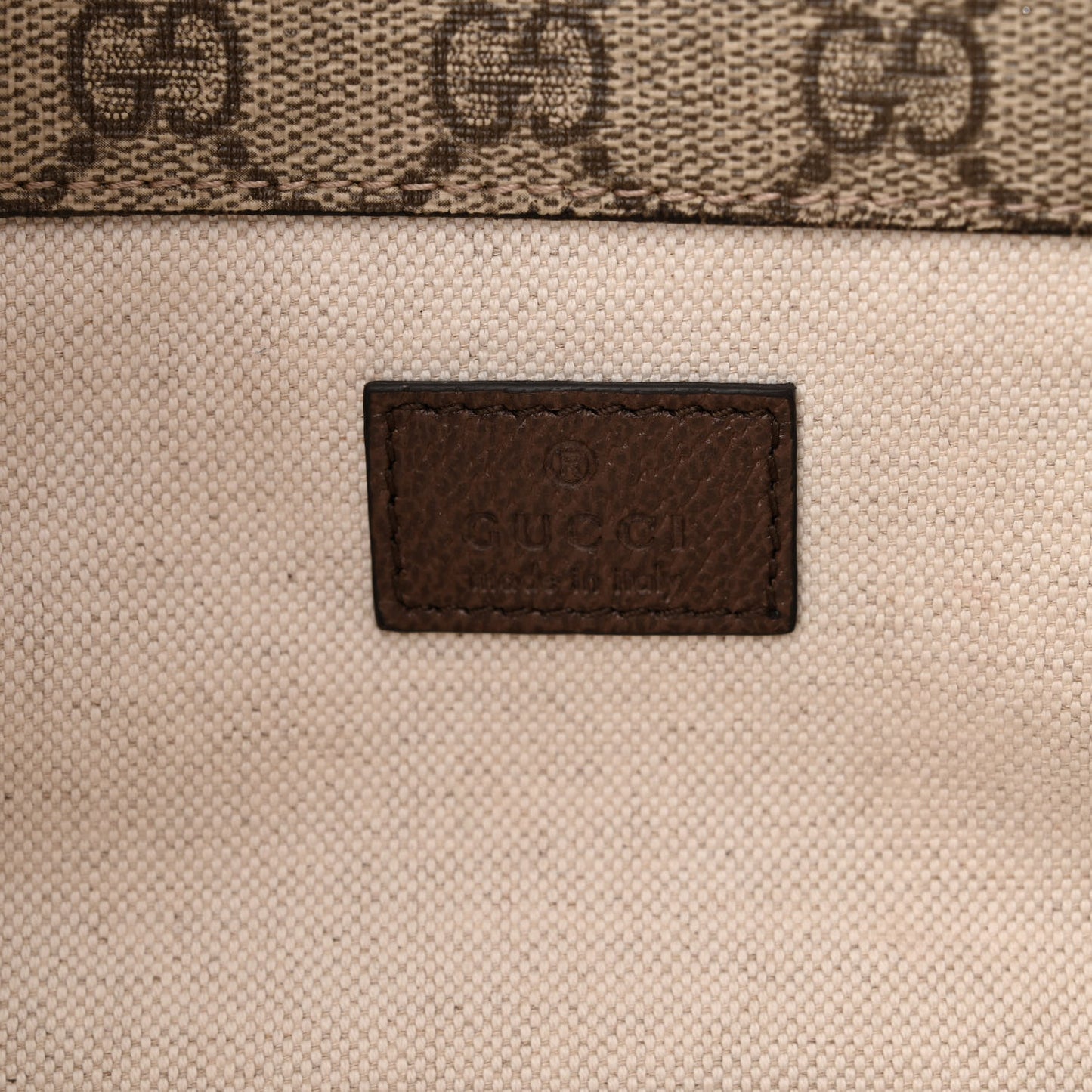 GG Supreme Monogram Web Small Neo Vintage Double Flap Messenger Bag Beige New Acero