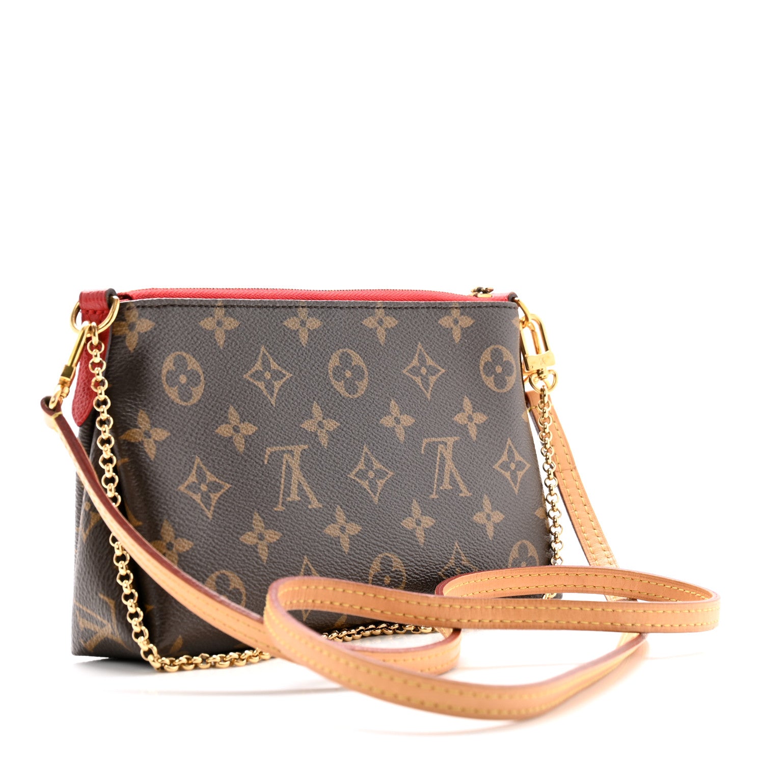 Louis Vuitton Monogram Pallas Clutch Cherry 3 of 11