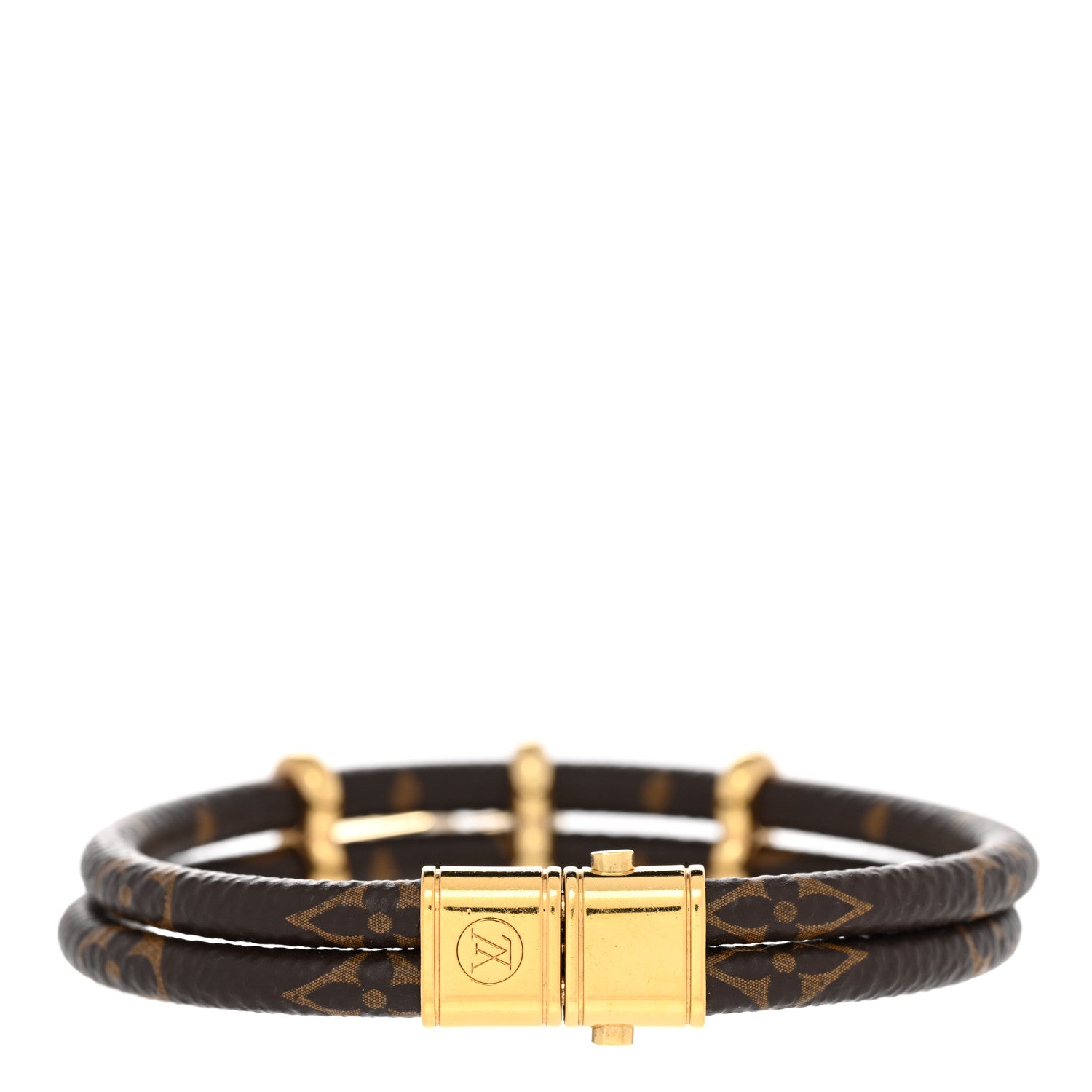 Louis Vuitton Monogram Keep It Twice Bracelet 19 3 of 7