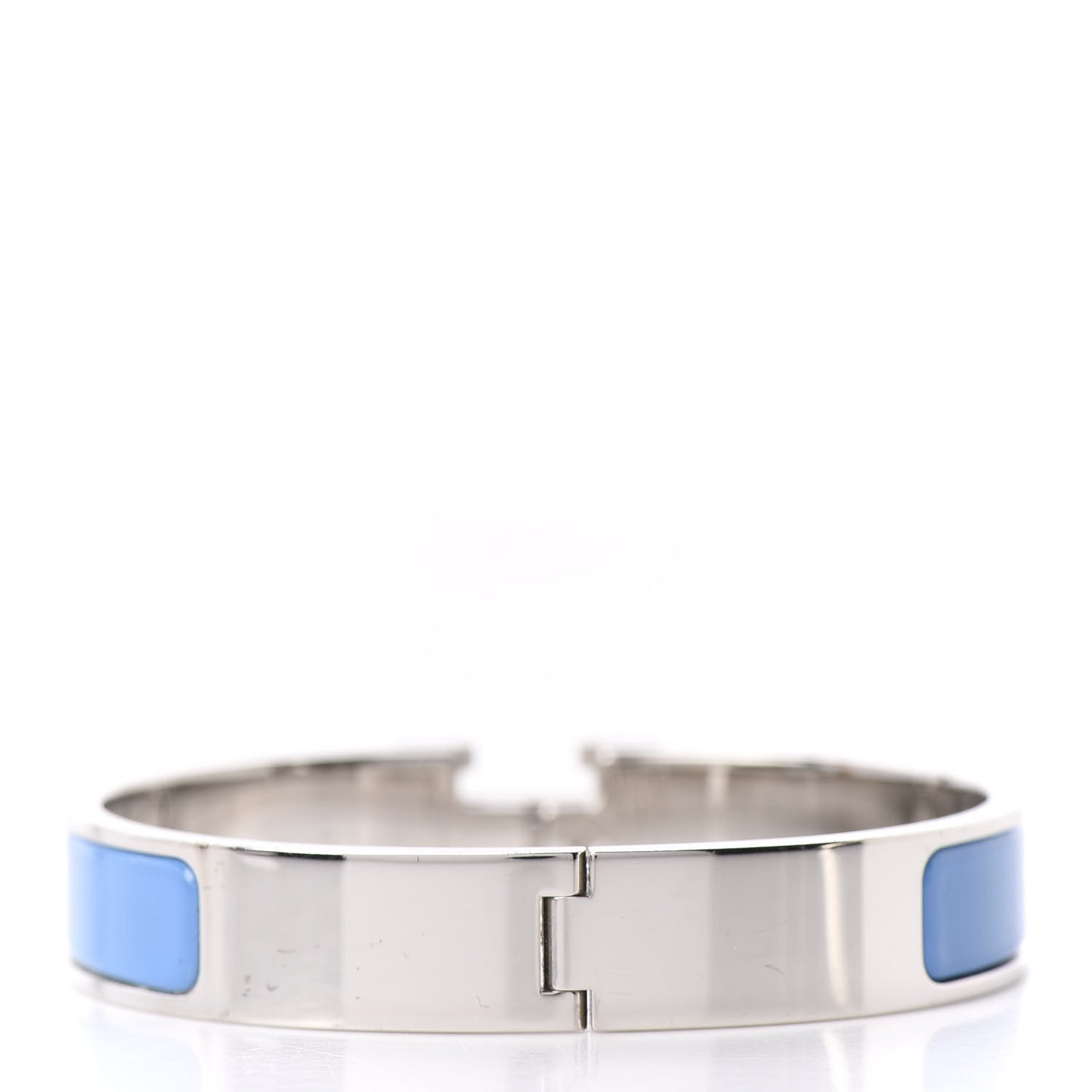Enamel Narrow Clic Clac H Bracelet GM Bleu Cielo