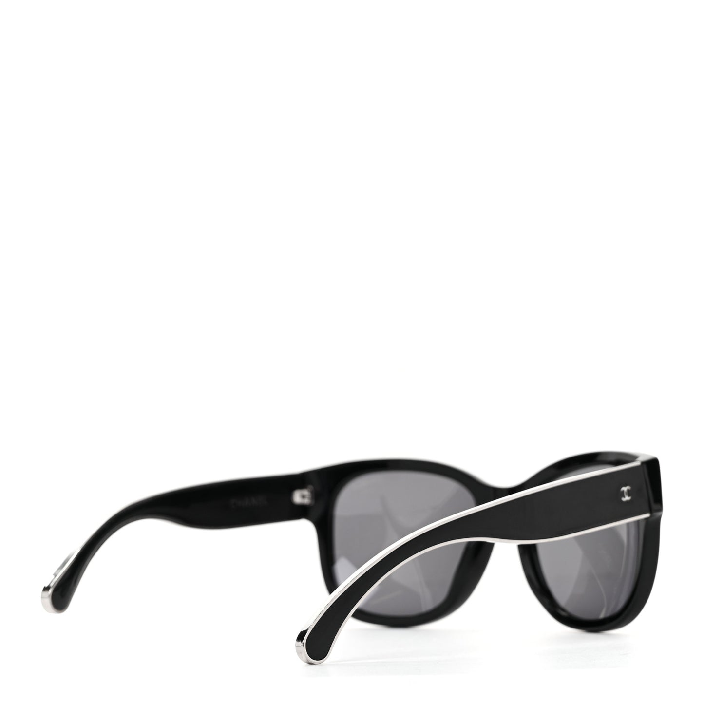 Acetate Metal Polarized CC Sunglasses 5270 Black Silver