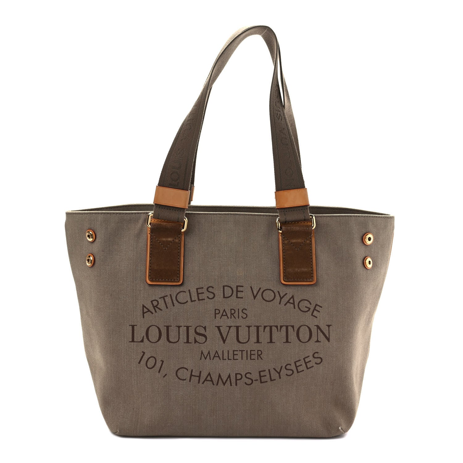Louis Vuitton Denim Articles de Voyage Cabas Argile 1180076 – FASHIONPHILE