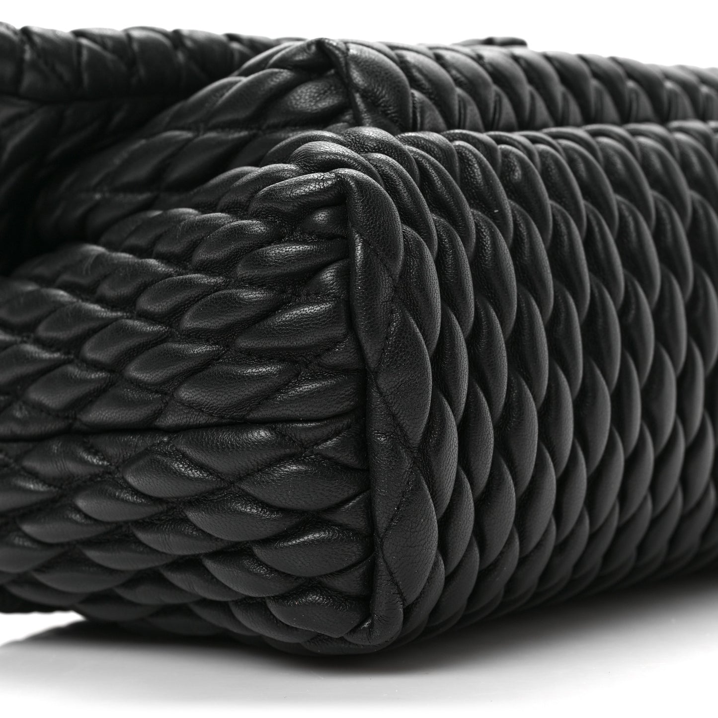 Lambskin Quilted PS Harris Small Shoulder Bag Black