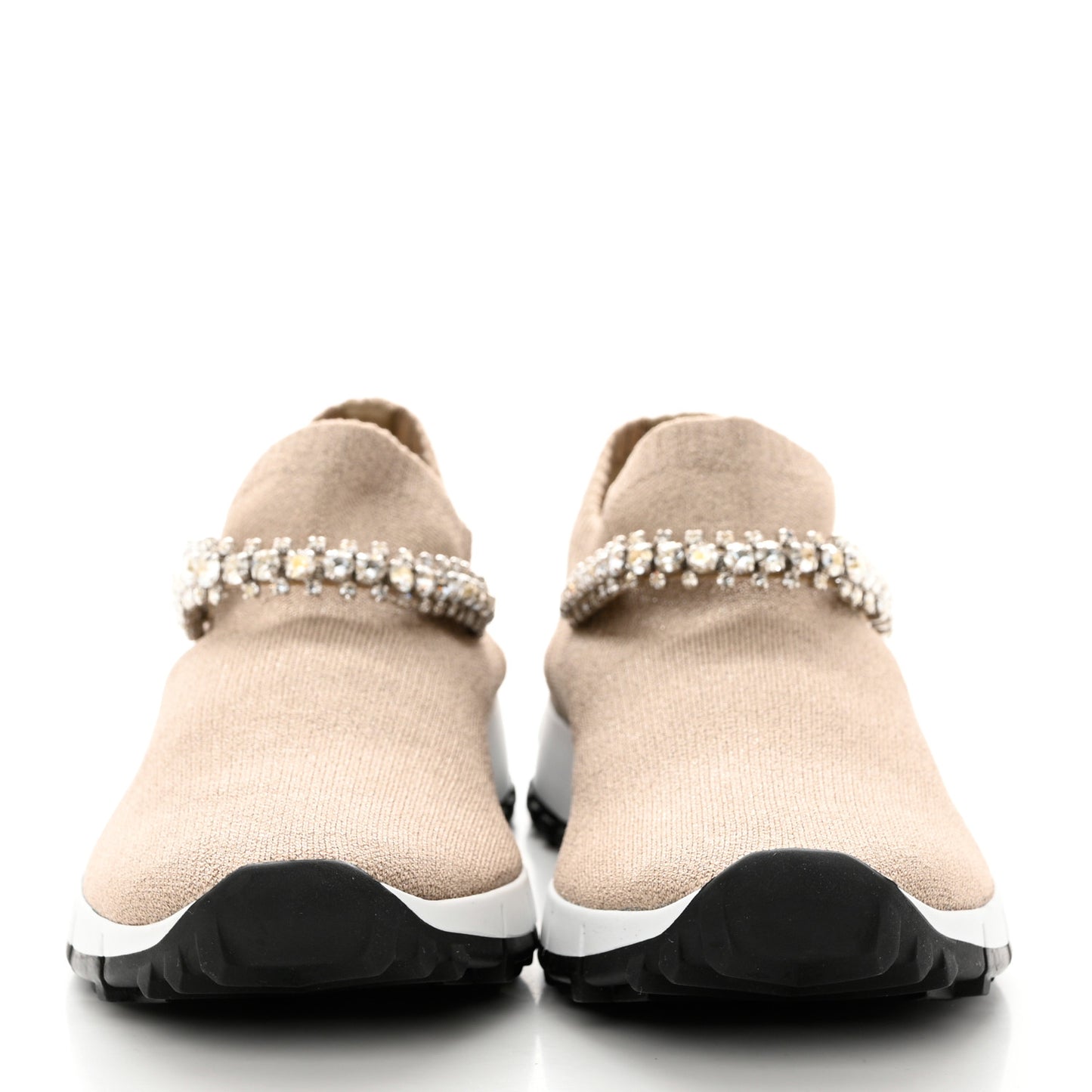 Knit Crystal Verona Sneaker 37 Beige