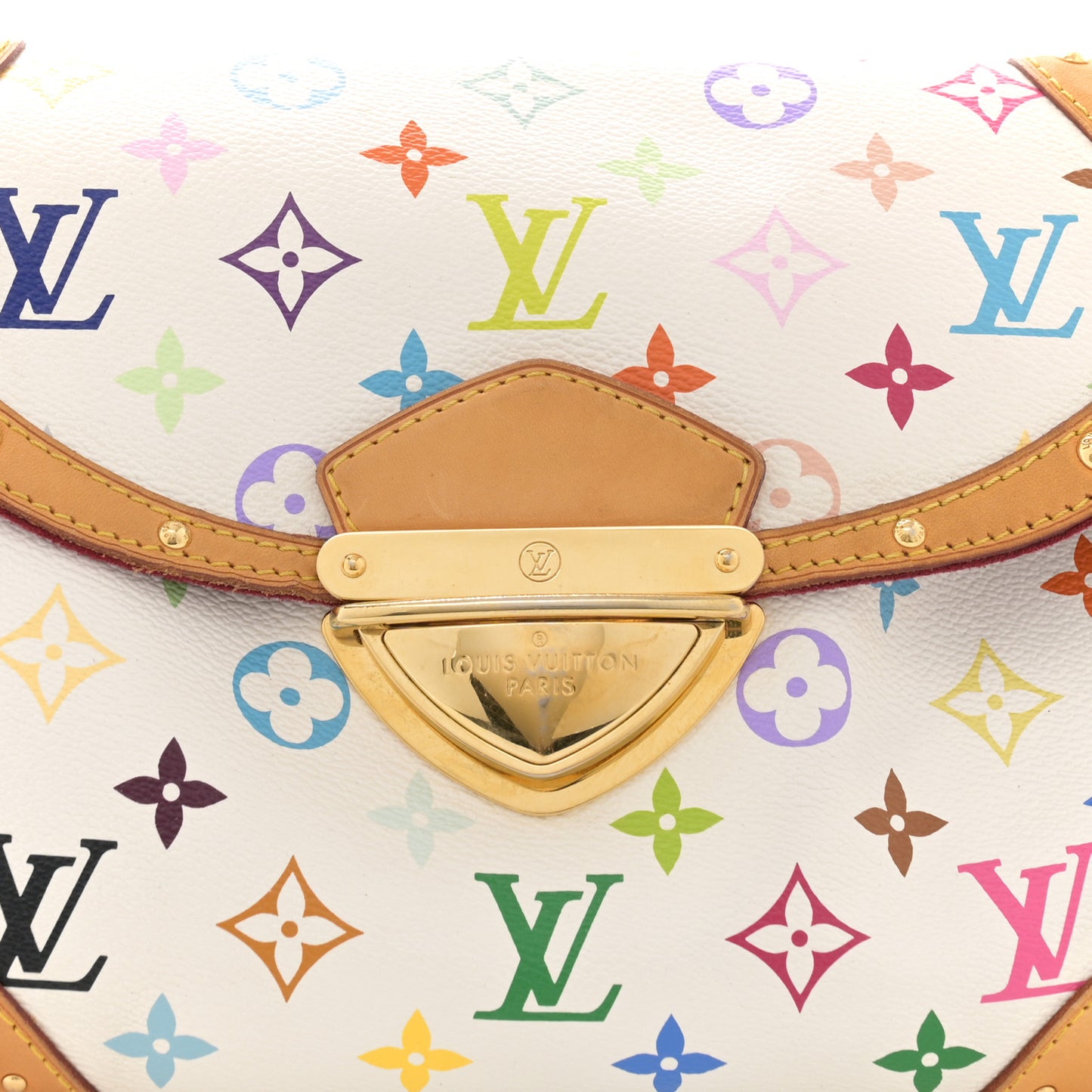 Monogram Multicolor Beverly MM White