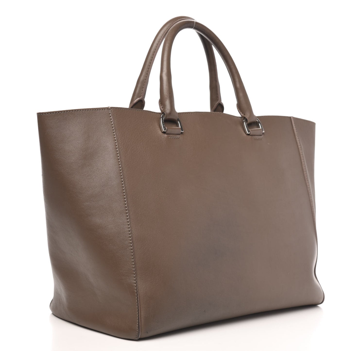 Silky Calf Medium Willow Tote Taupe