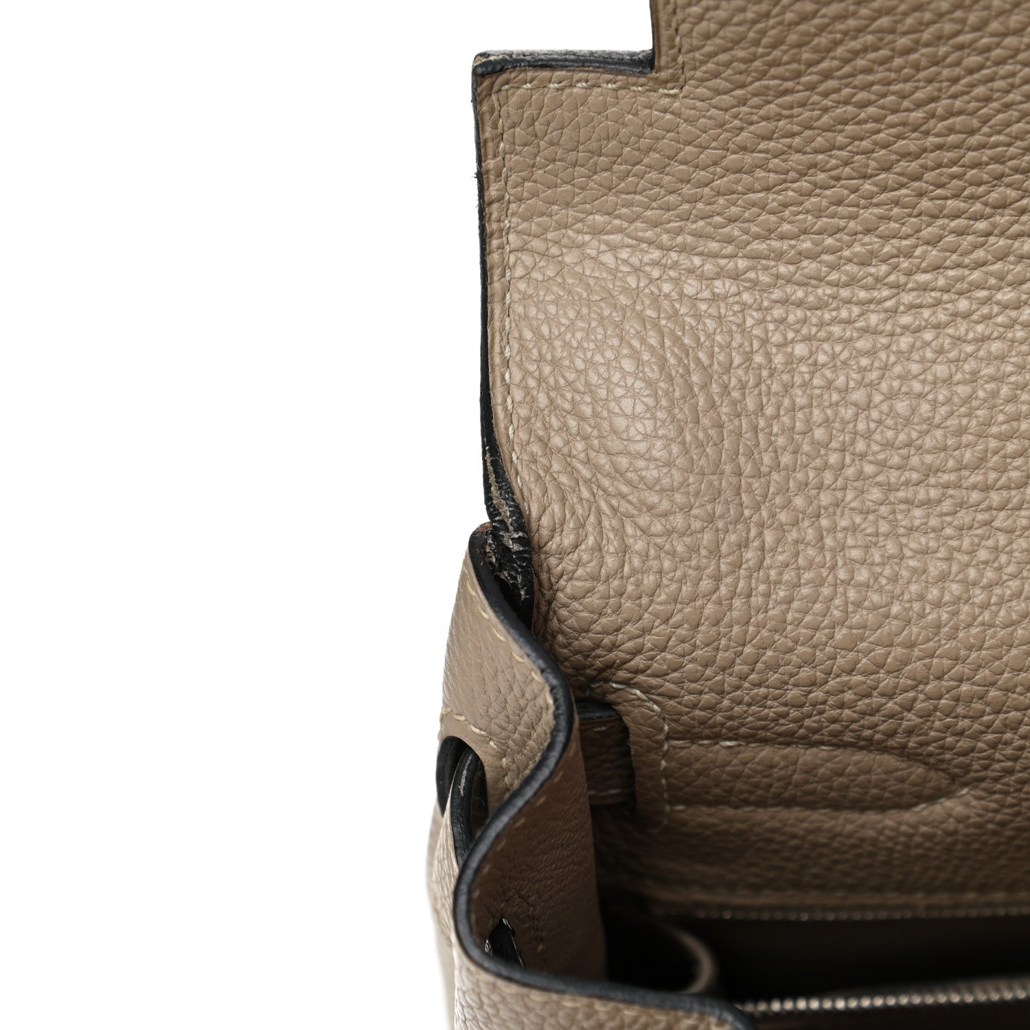 Hermes Togo Kelly Retourne 35 Gris Tourterelle 14 of 17