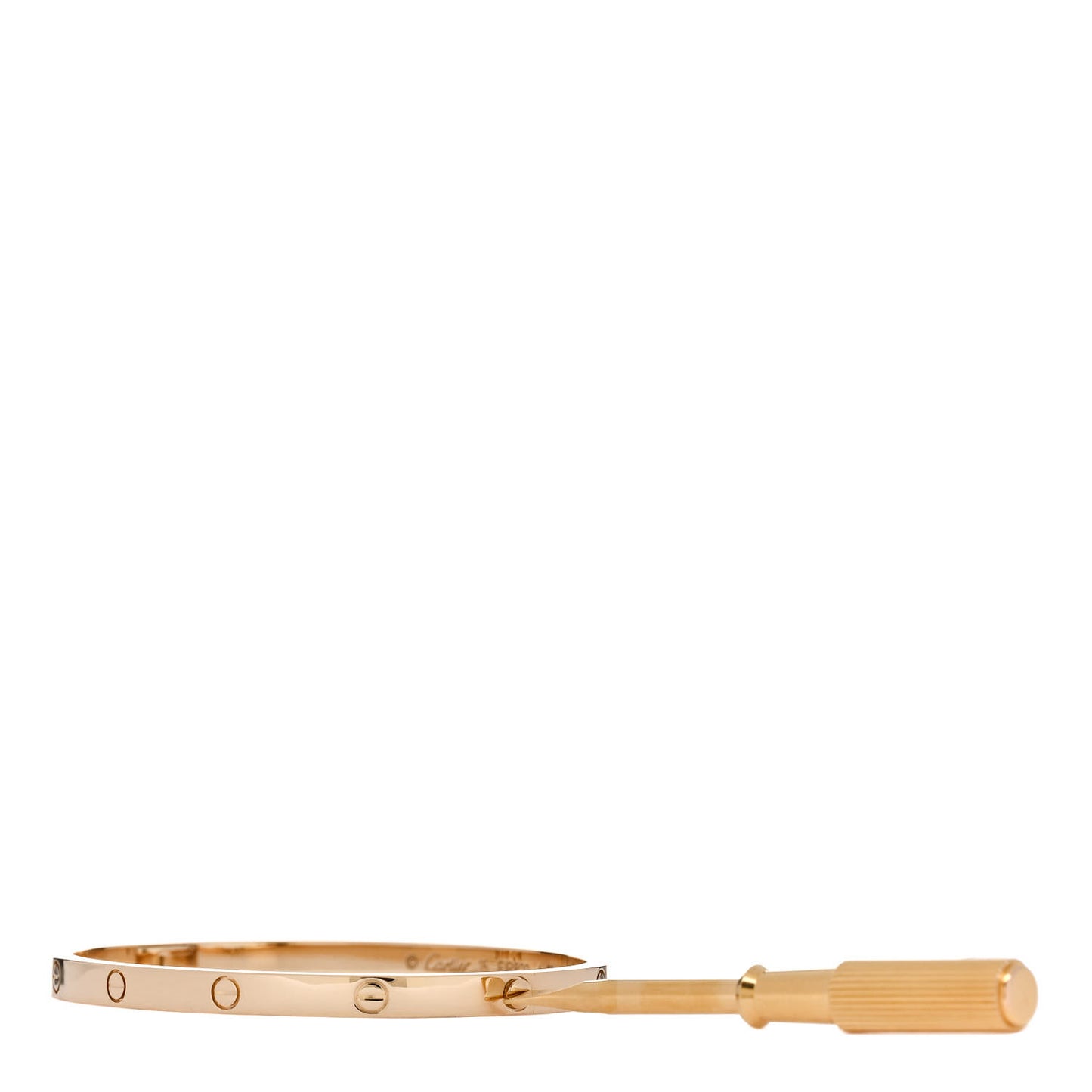 18K Yellow Gold Small LOVE Bracelet 15