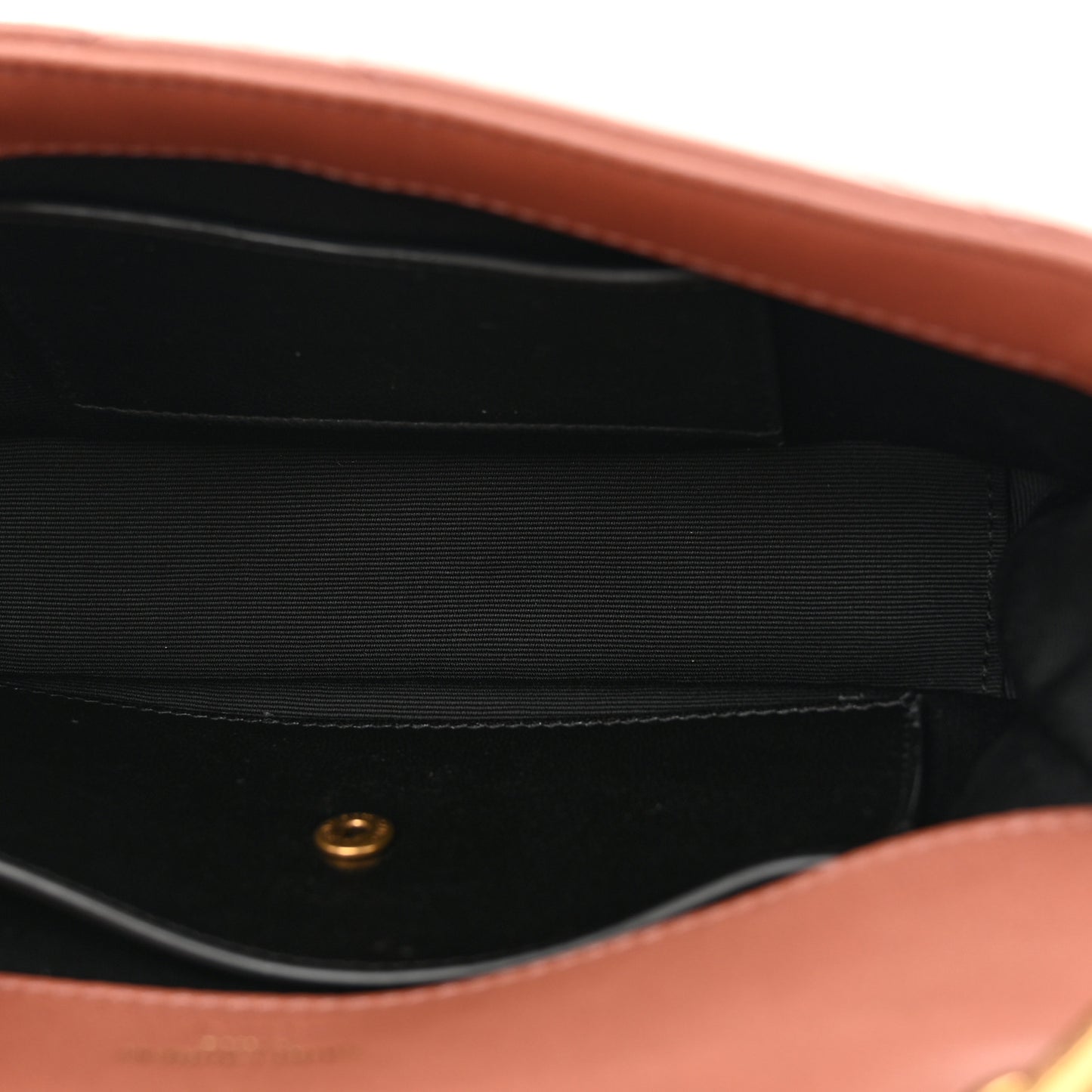 Lambskin Chevron Quilted Mini Loulou Bag Barely Pink