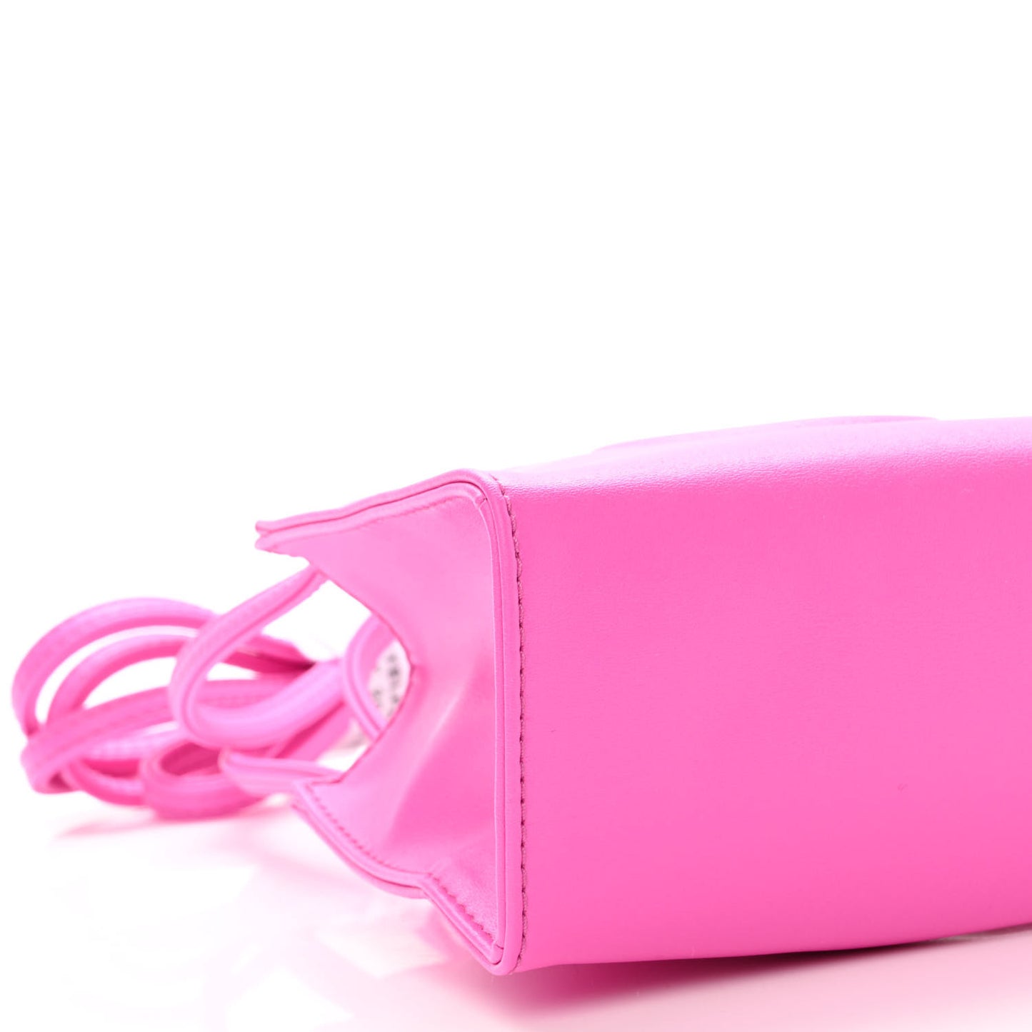 Vegan Leather Small Shopping Bag Azalea